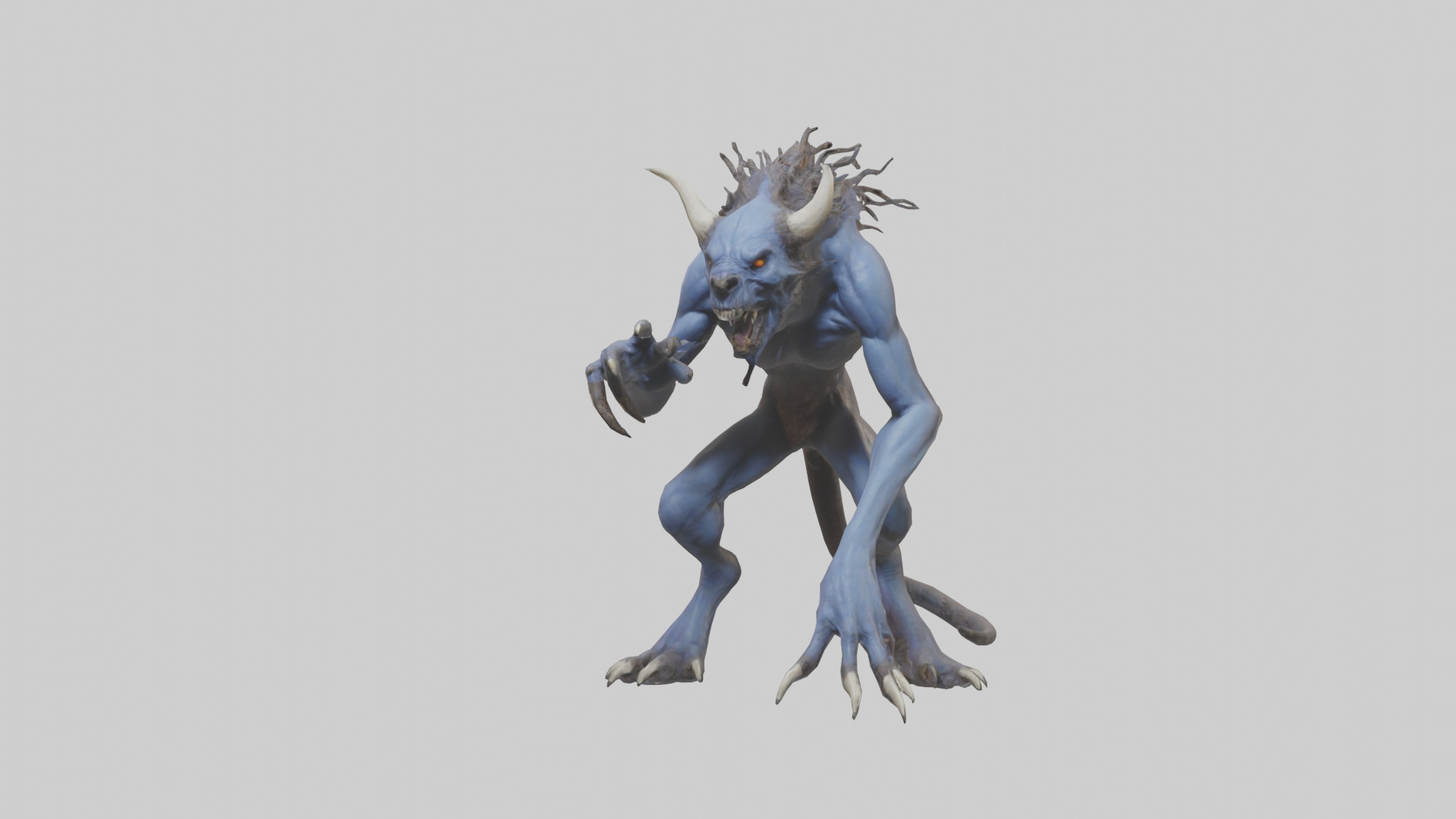 Forsaken Beast model Low-poly 3D model_15