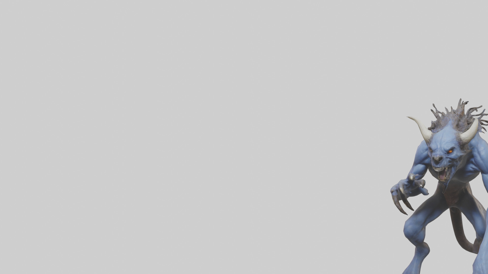 Forsaken Beast model Low-poly 3D model_21