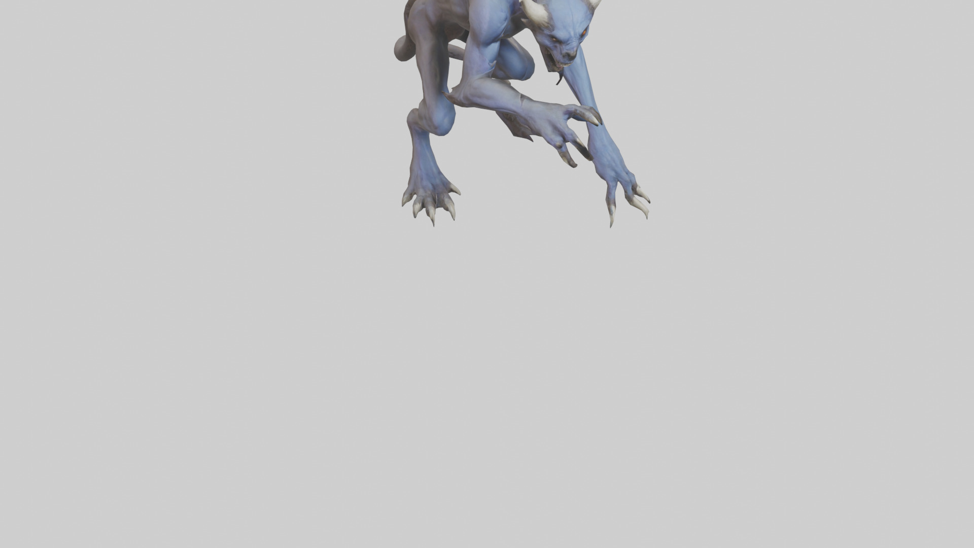 Forsaken Beast model Low-poly 3D model_7