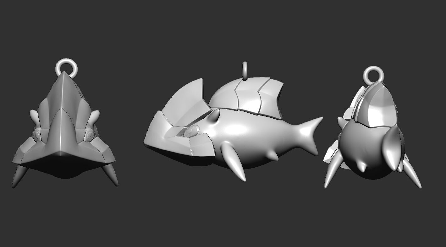 Gekko Abilities Wingman Dizzy MoshPit Trash Keychain - Valorant 3D print model_7