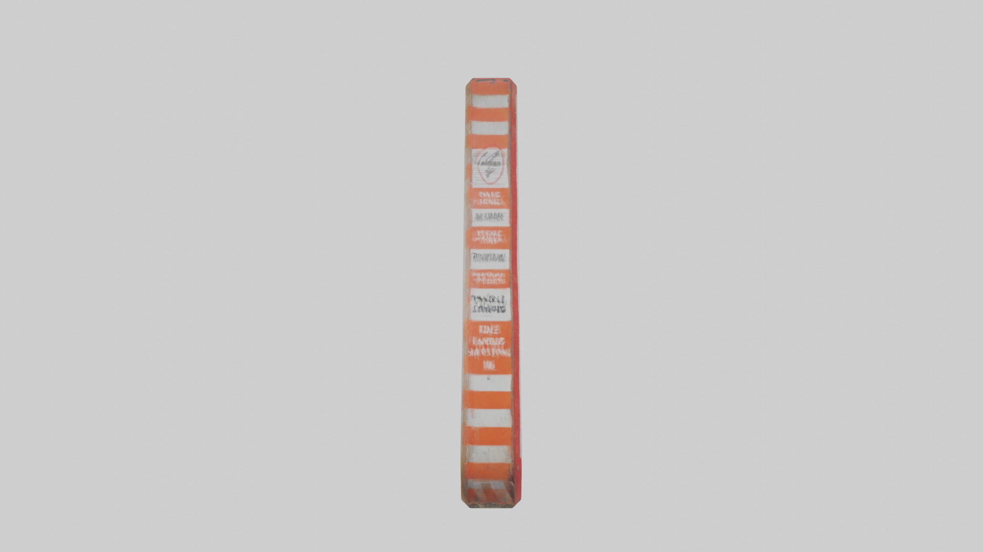 Fragile Material Handling Danger Sign model Low-poly 3D model_23