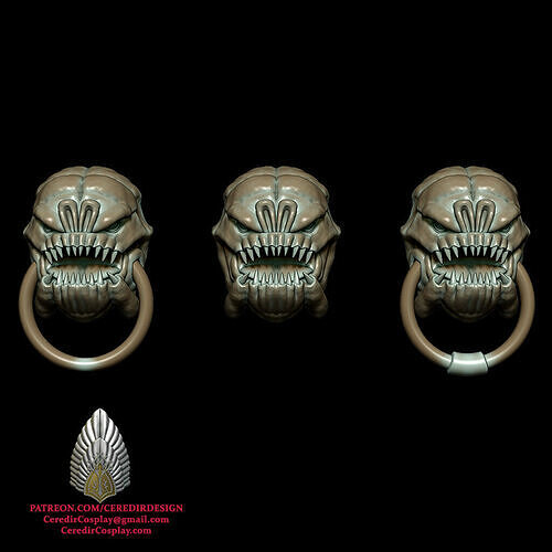Rancor Door Knocker or Wall mount Star wars 3D DIGITAL DL 3D print model