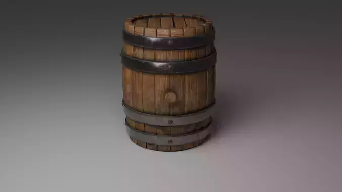Barrel High Poly