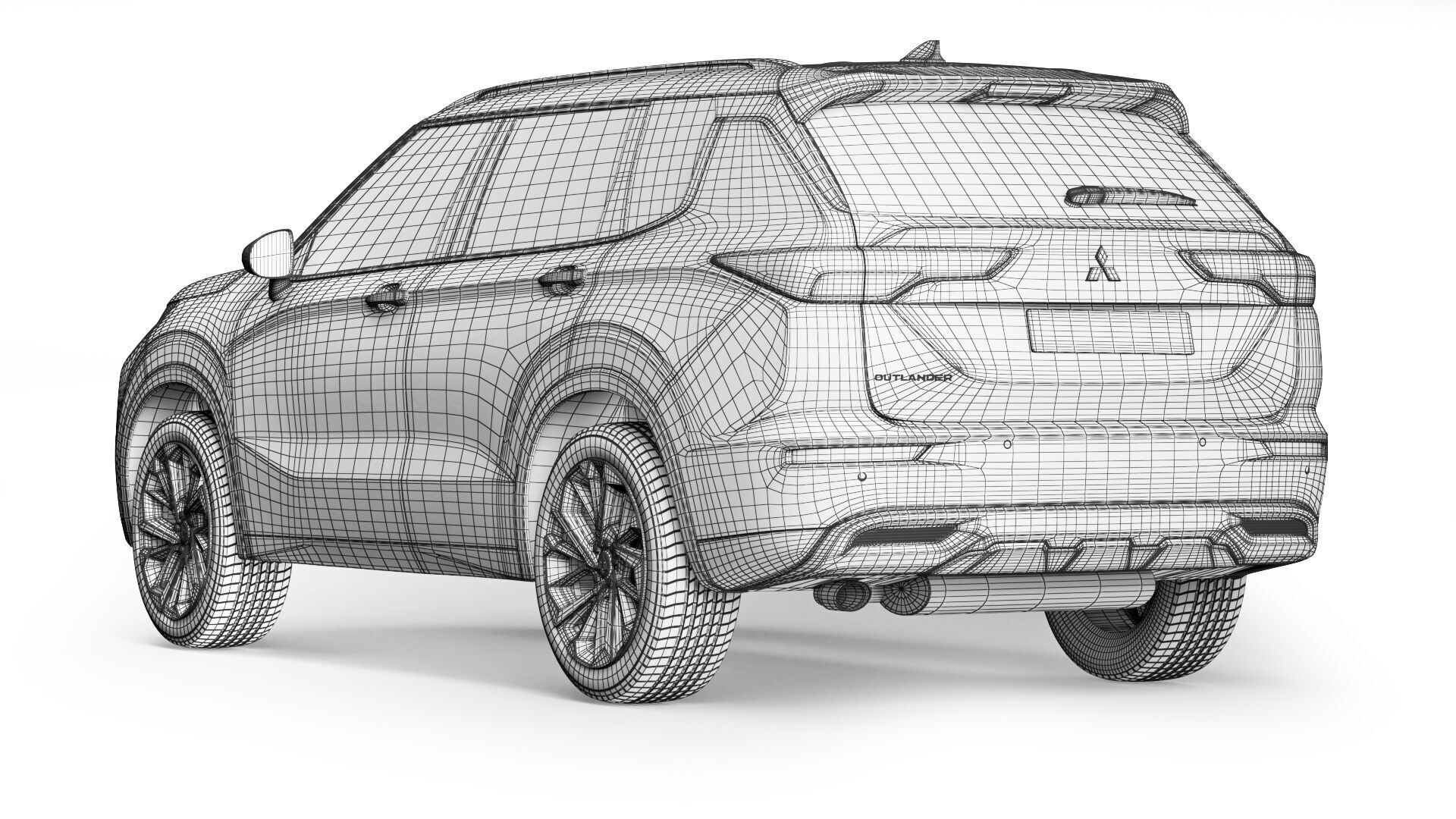 Mitsubishi Outlander 2022 3D model_12