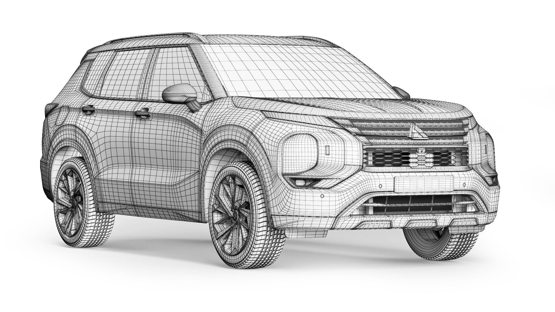 Mitsubishi Outlander 2022 3D model_11