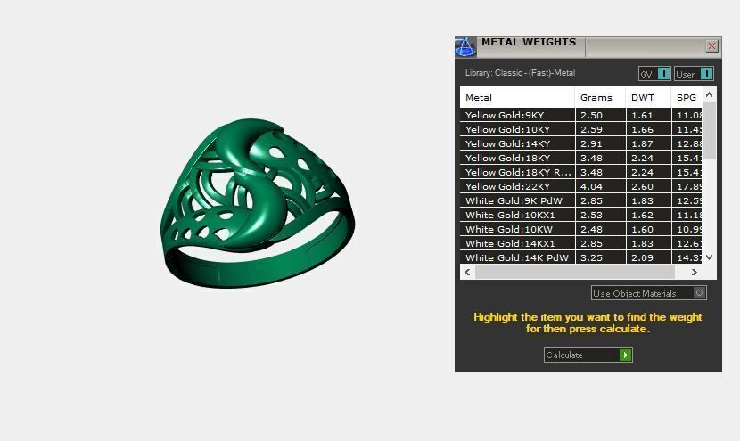 Rings 3D print model_4