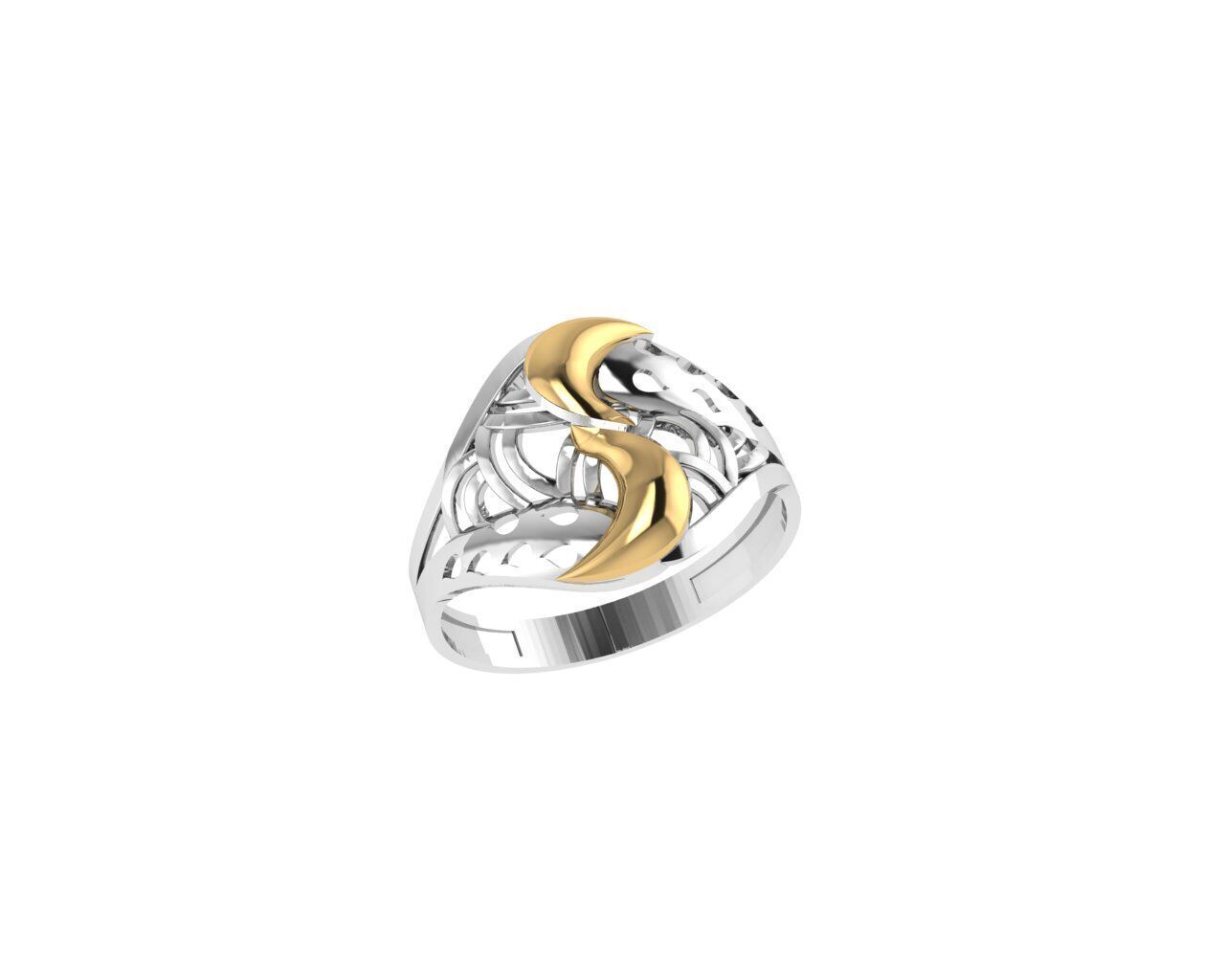 Rings 3D print model_1