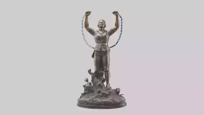 Freedom Breakthrough statue model
