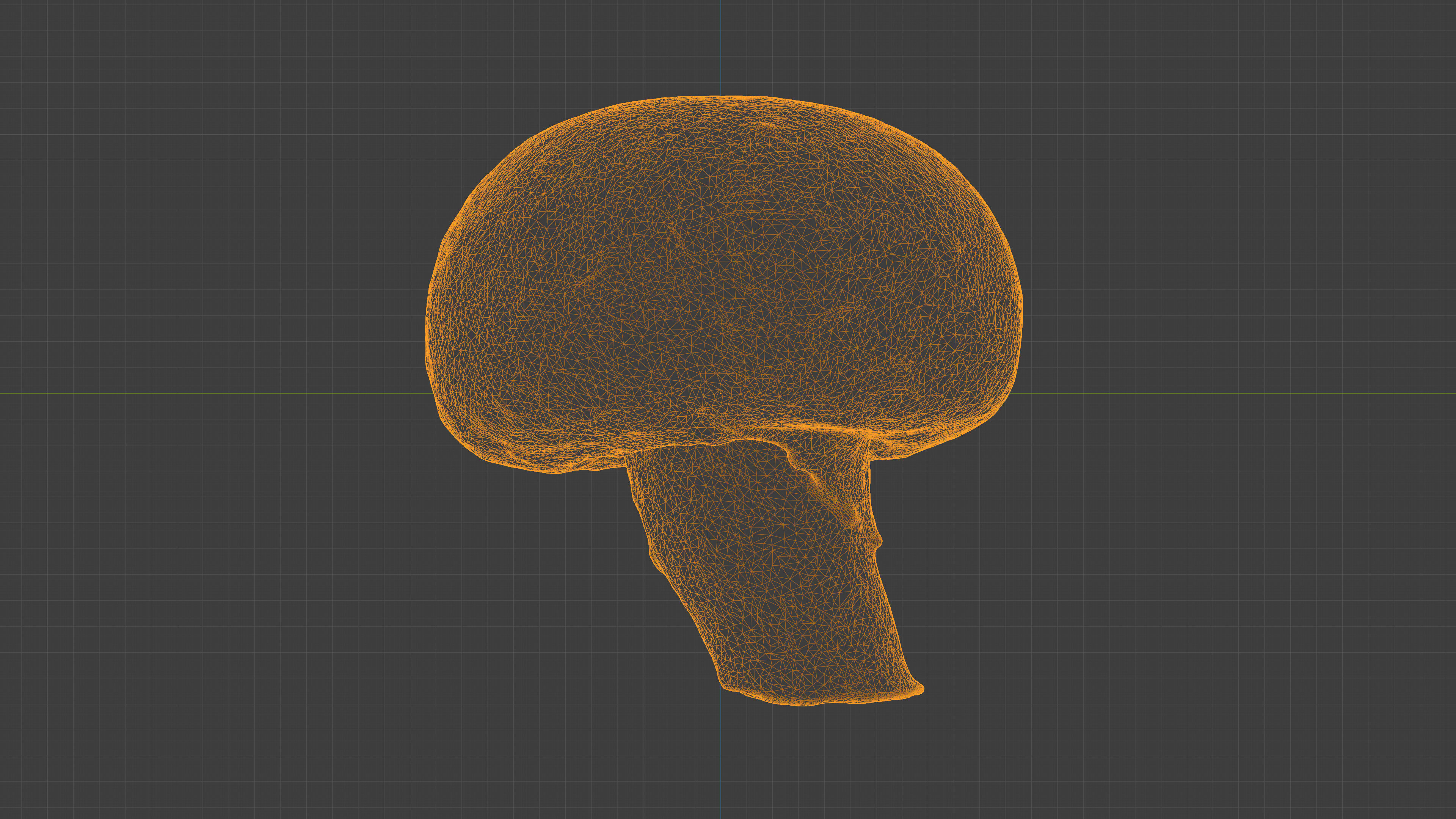 Photorealistic 3D scan of Champignon mushroom Low-poly 3D model_24