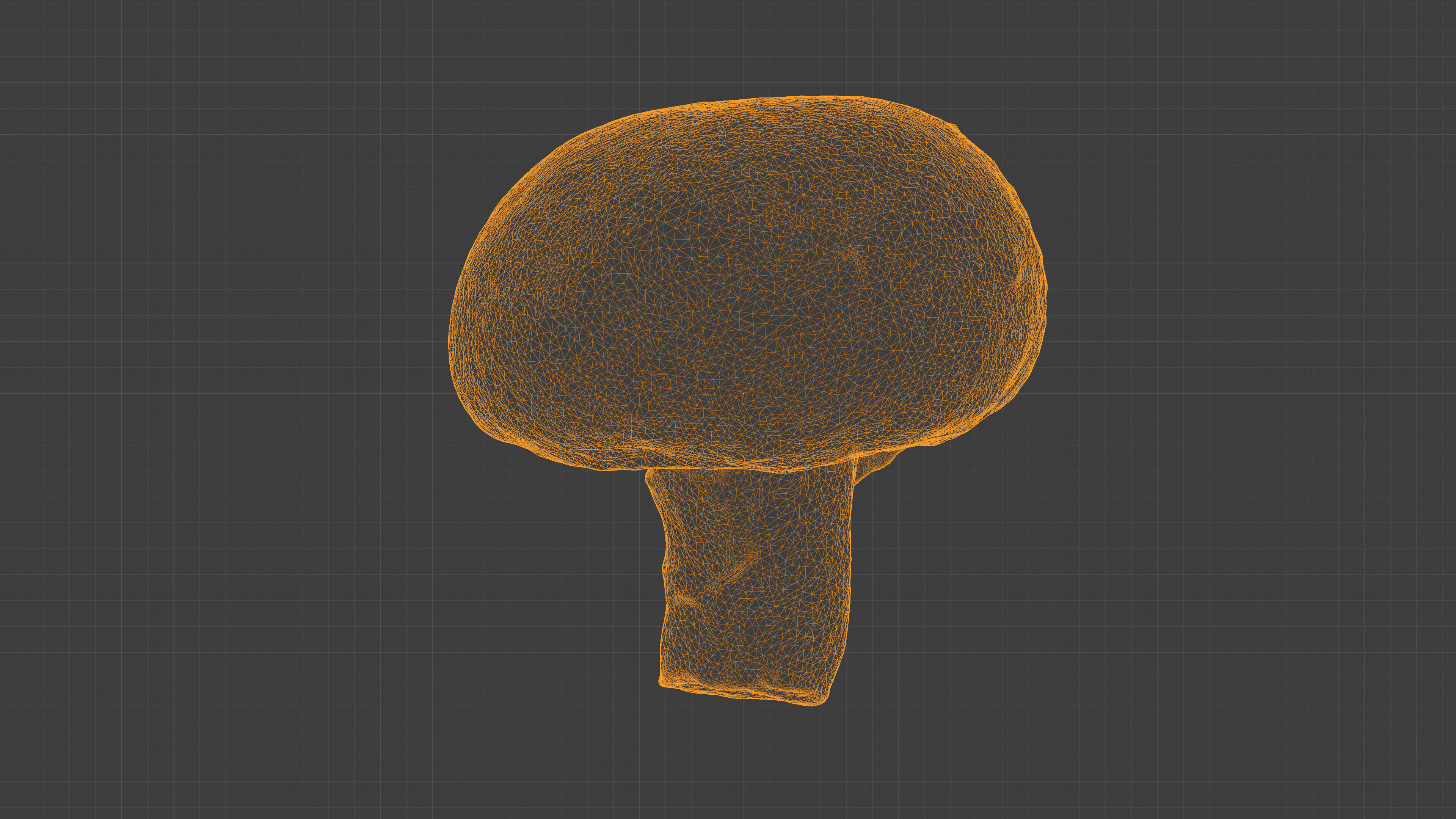 Photorealistic 3D scan of Champignon mushroom Low-poly 3D model_26