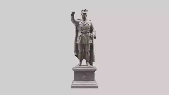 Freedom Fighter Statue model