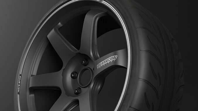 TE37 Ultra Track Edition II Low-poly 3D model