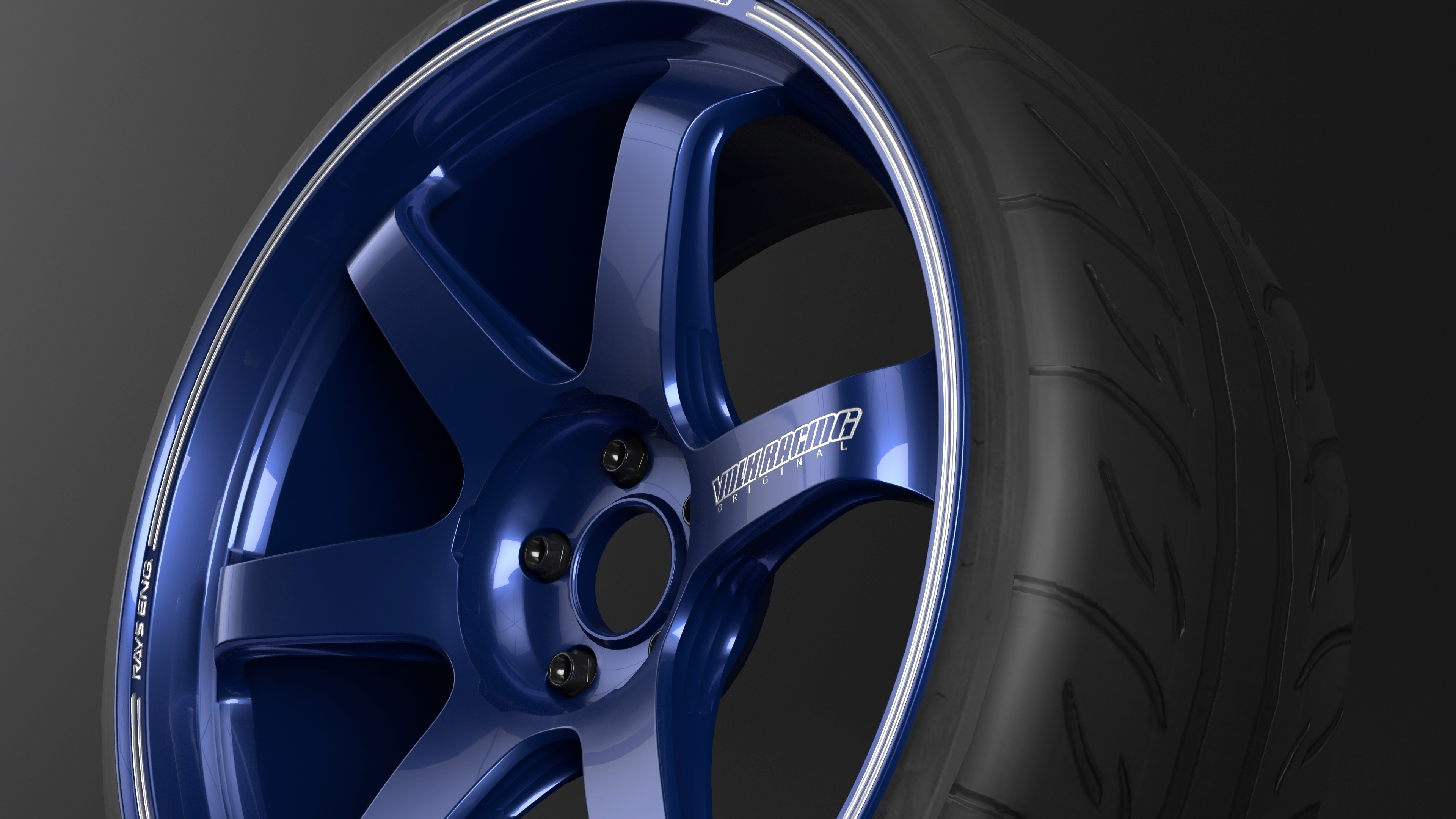 TE37 Ultra Track Edition II Low-poly 3D model_4