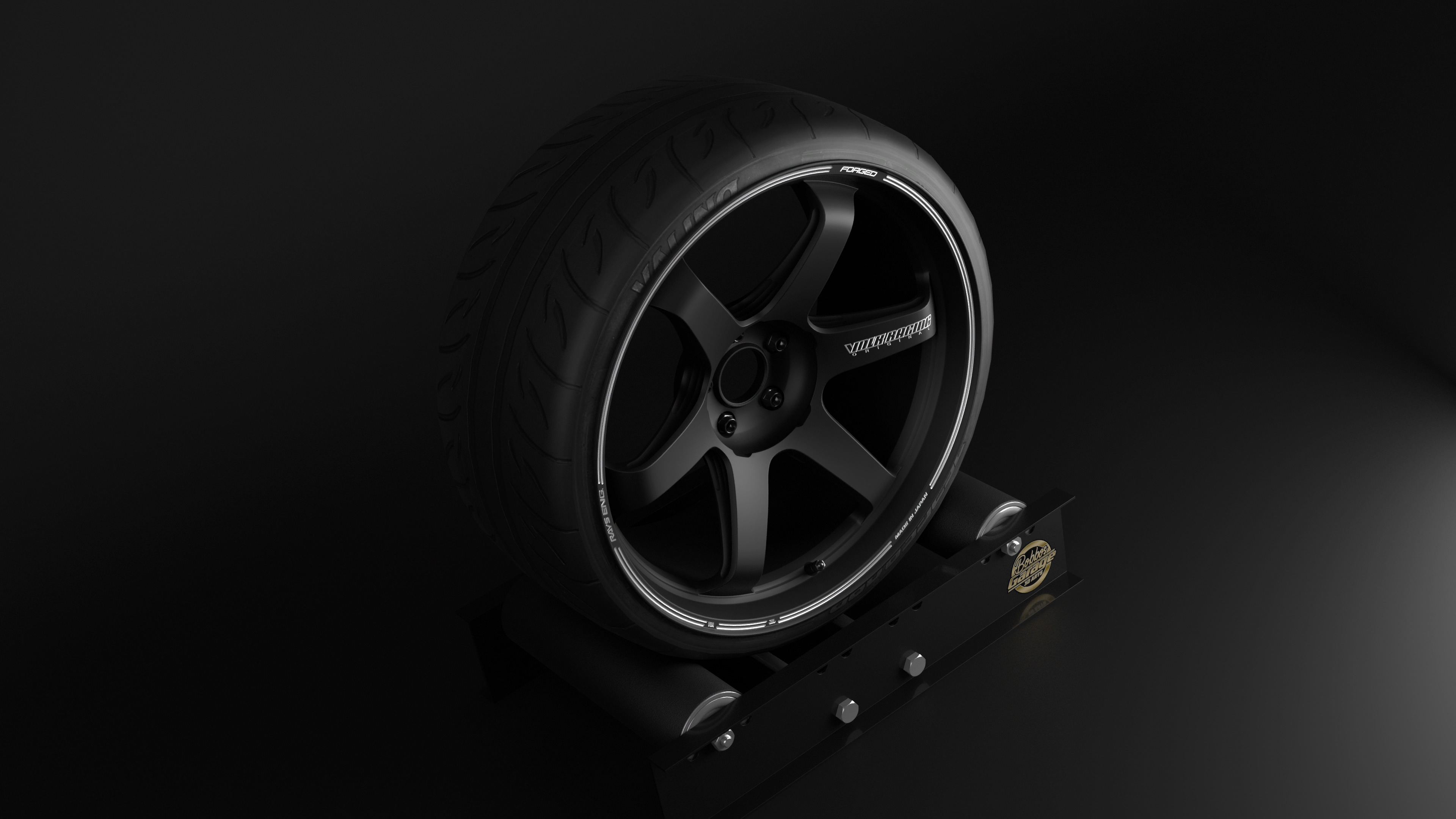 TE37 Ultra Track Edition II Low-poly 3D model_10
