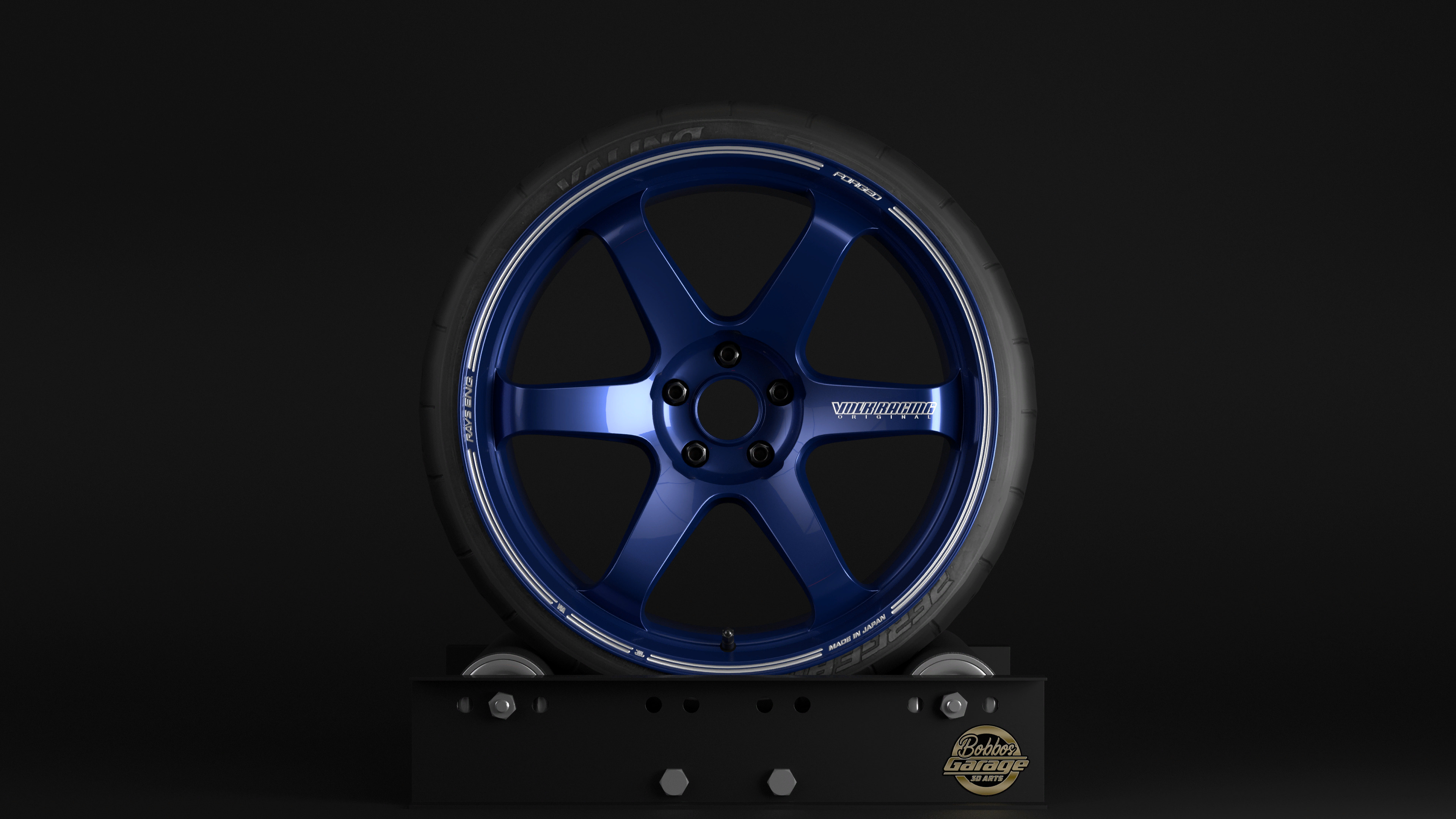 TE37 Ultra Track Edition II Low-poly 3D model_7