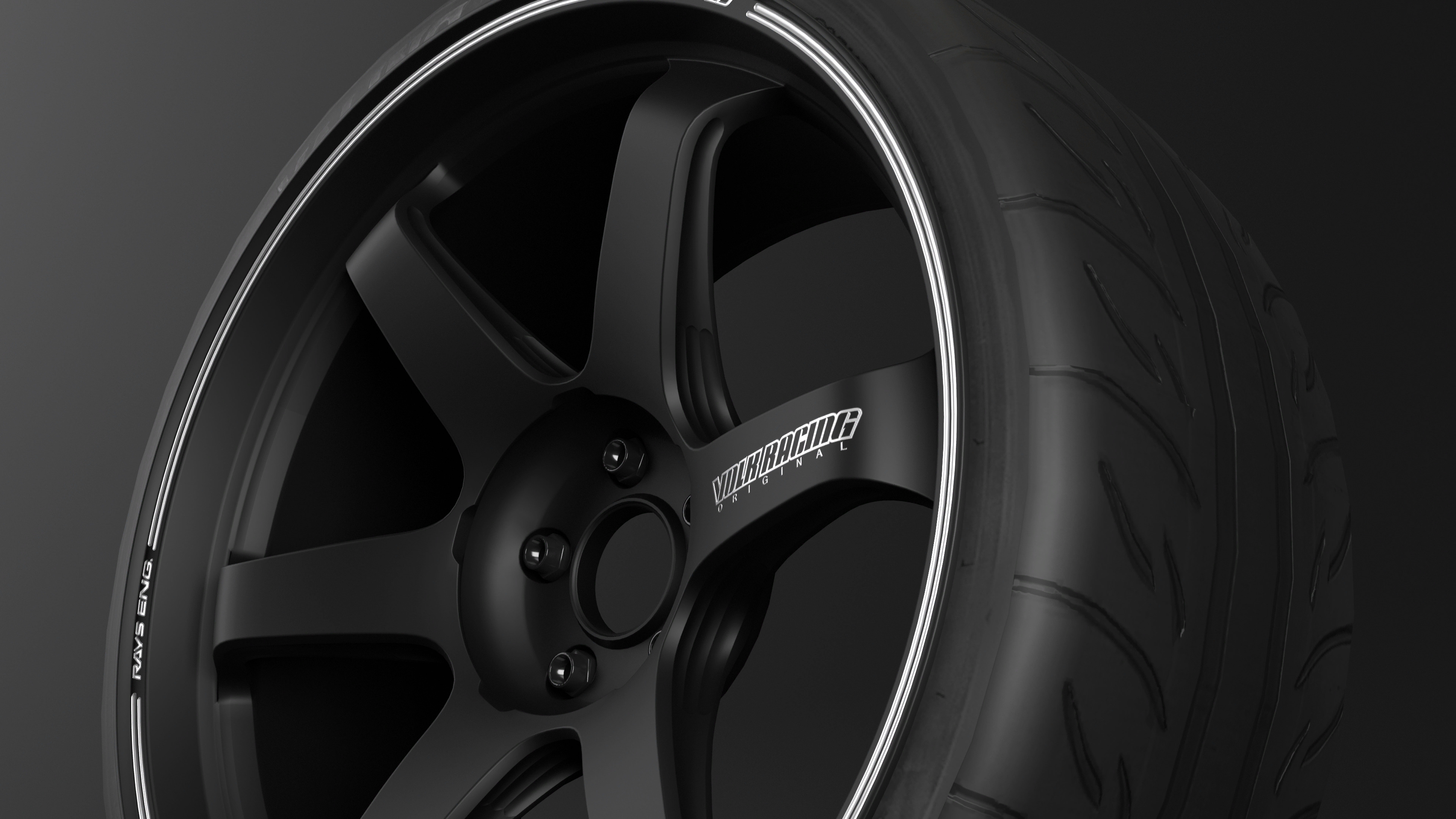 TE37 Ultra Track Edition II Low-poly 3D model_8