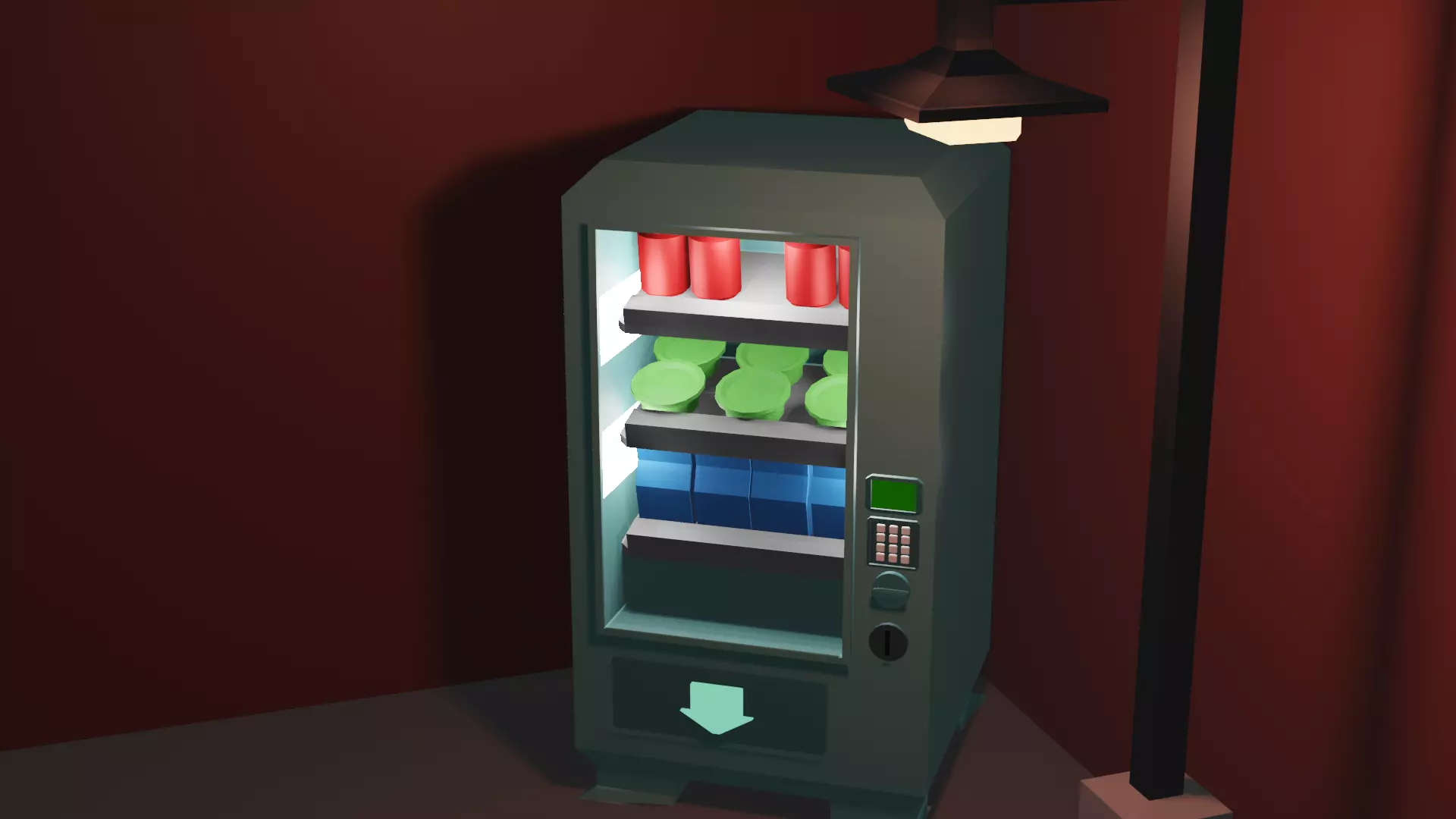 Vending Machine 3D model_0