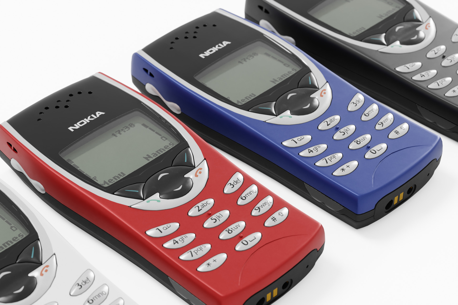 Nokia 8210 3D model_2