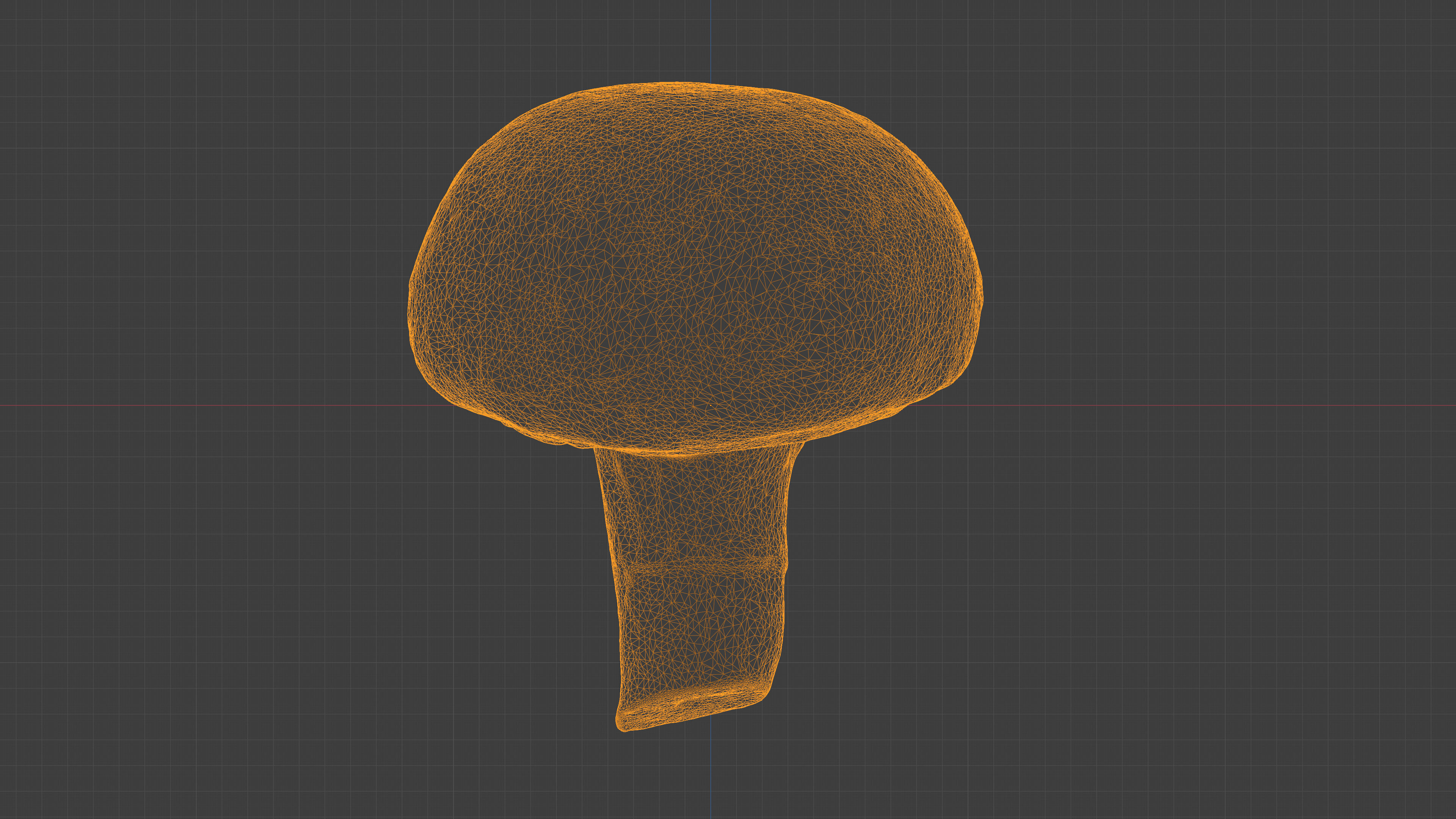 Photorealistic 3D scan of Champignon mushroom Low-poly 3D model_26