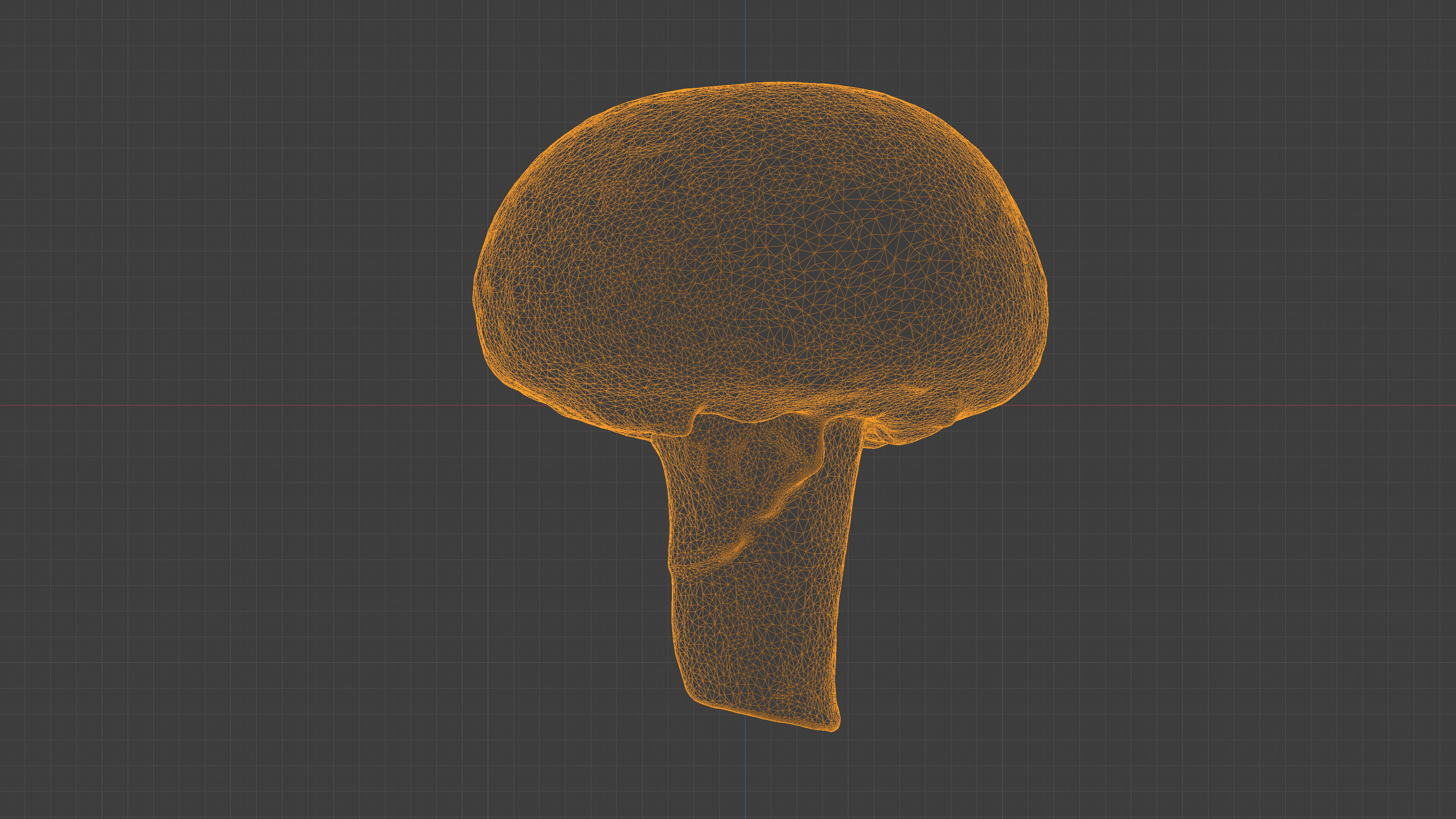 Photorealistic 3D scan of Champignon mushroom Low-poly 3D model_25