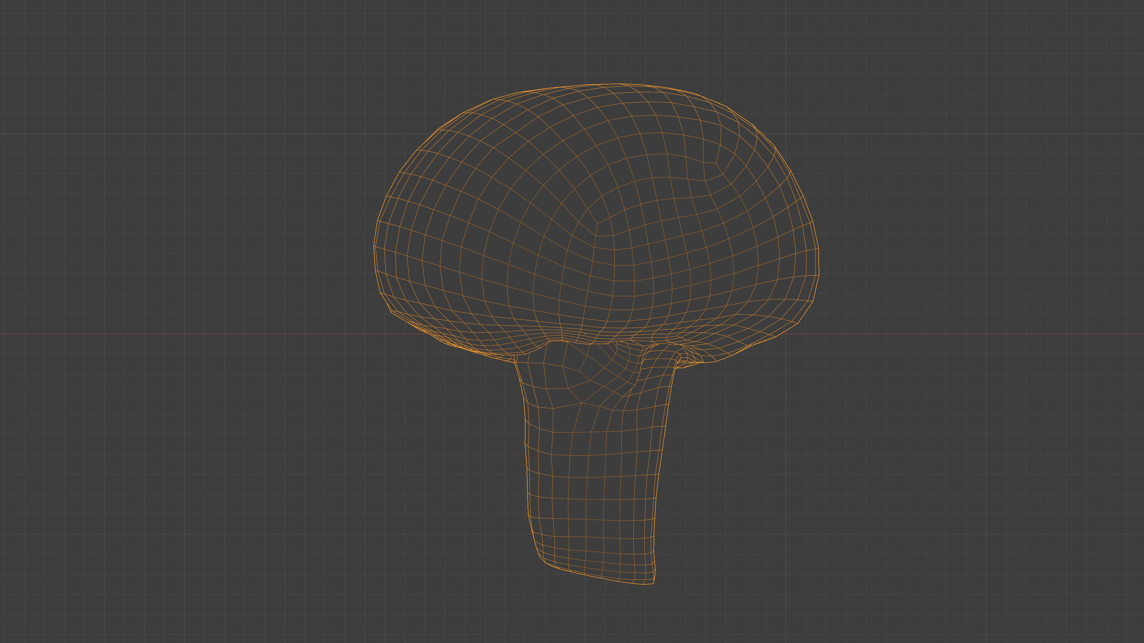 Photorealistic 3D scan of Champignon mushroom Low-poly 3D model_4