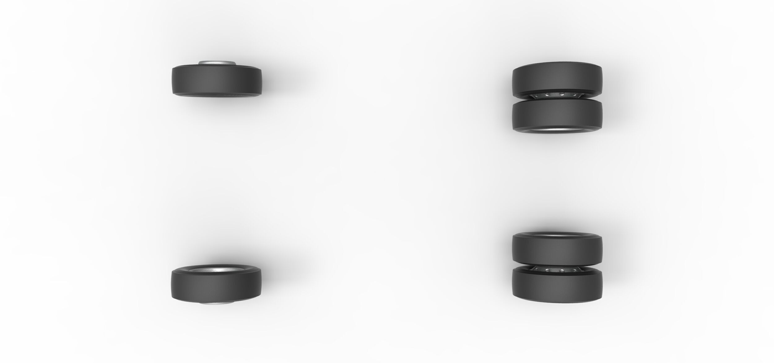 Wheel Set of Big Rig Racing Semi truck Scale 1 to 25 3D print model_5