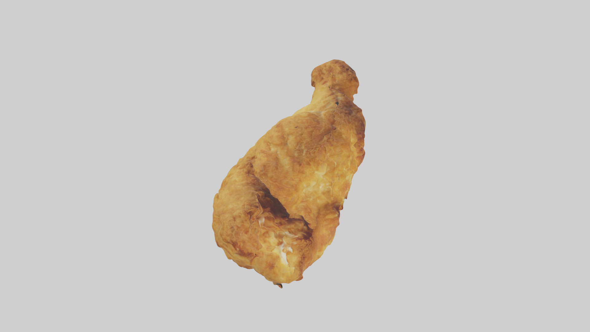 Fried chicken model Low-poly 3D model_18