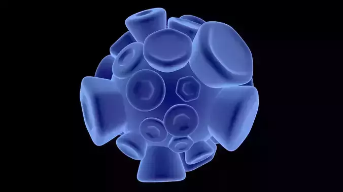 Chromist Calcidiscus 3D model