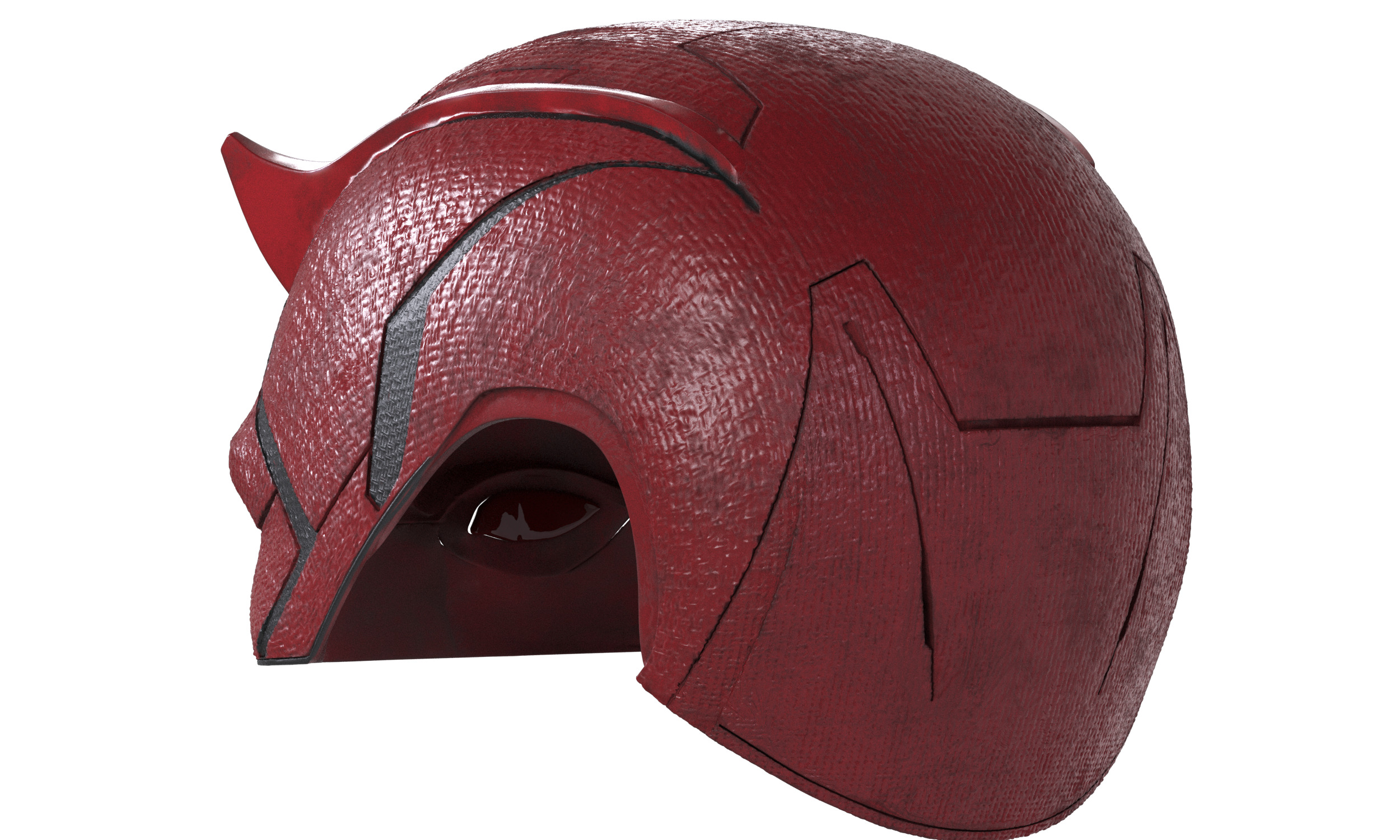 DAREDEVIL BORN AGAIN COWL MATT MURDOCK 3D PRINT HELMET MASK 3D print model_7