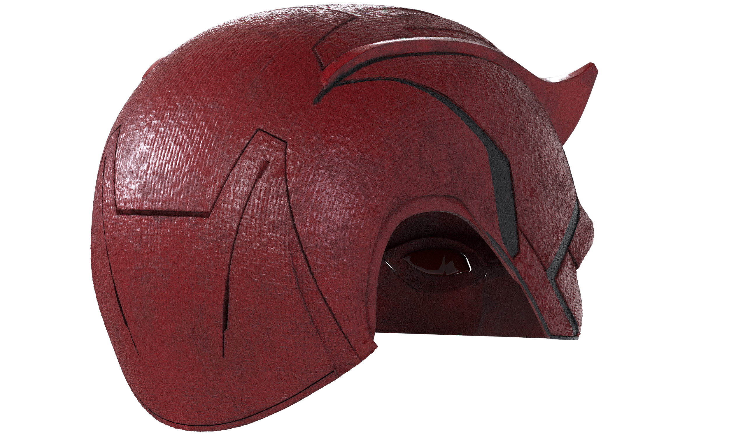 DAREDEVIL BORN AGAIN COWL MATT MURDOCK 3D PRINT HELMET MASK 3D print model_11