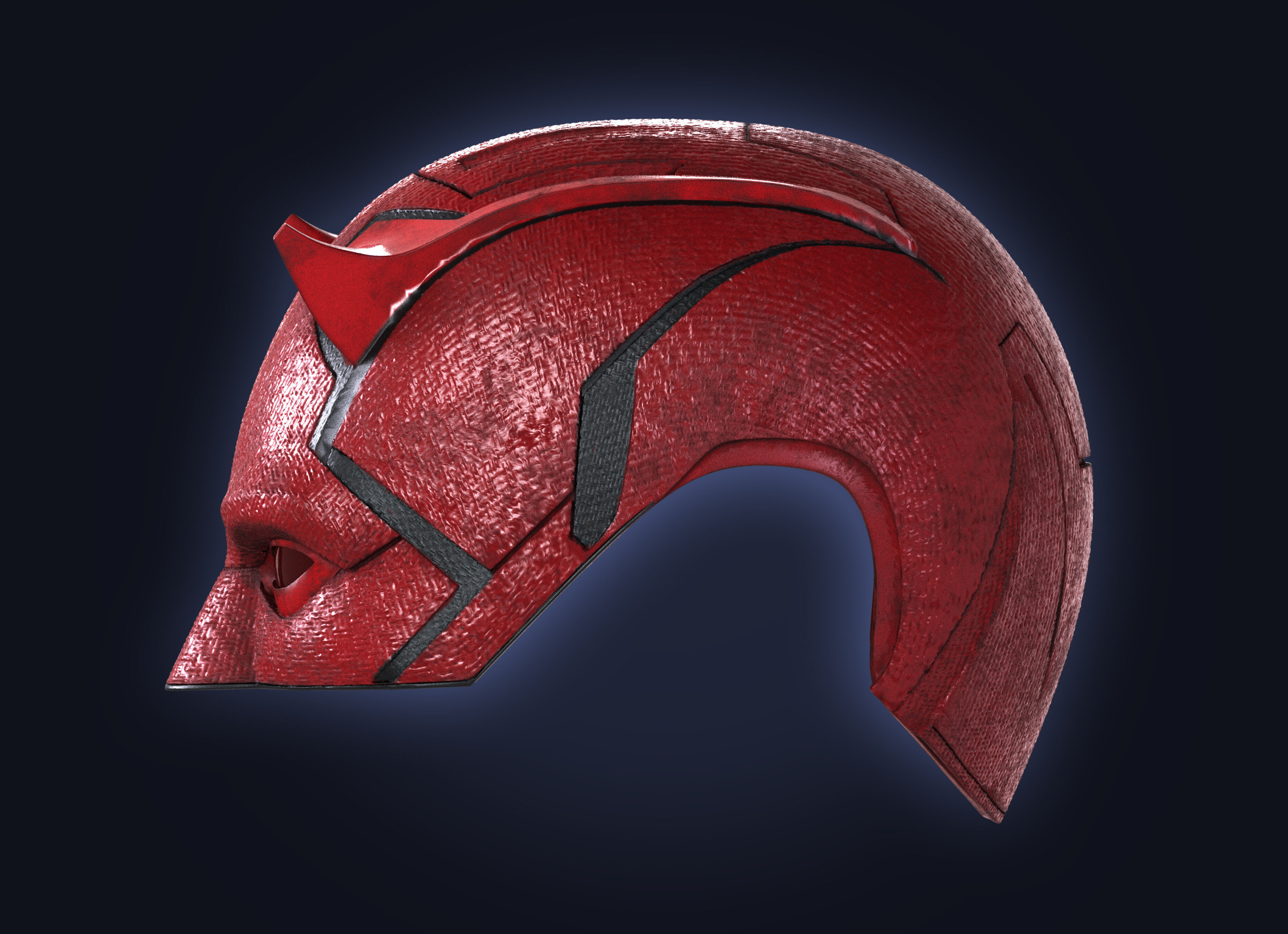 DAREDEVIL BORN AGAIN COWL MATT MURDOCK 3D PRINT HELMET MASK 3D print model_4