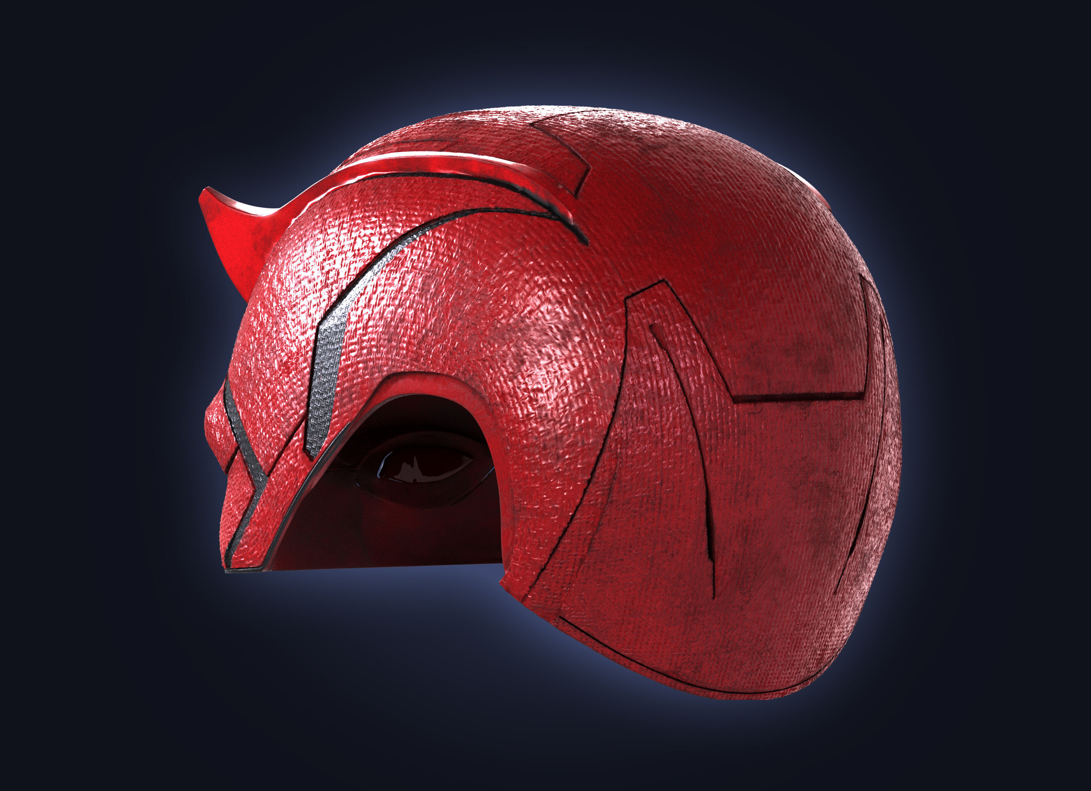 DAREDEVIL BORN AGAIN COWL MATT MURDOCK 3D PRINT HELMET MASK 3D print model_6