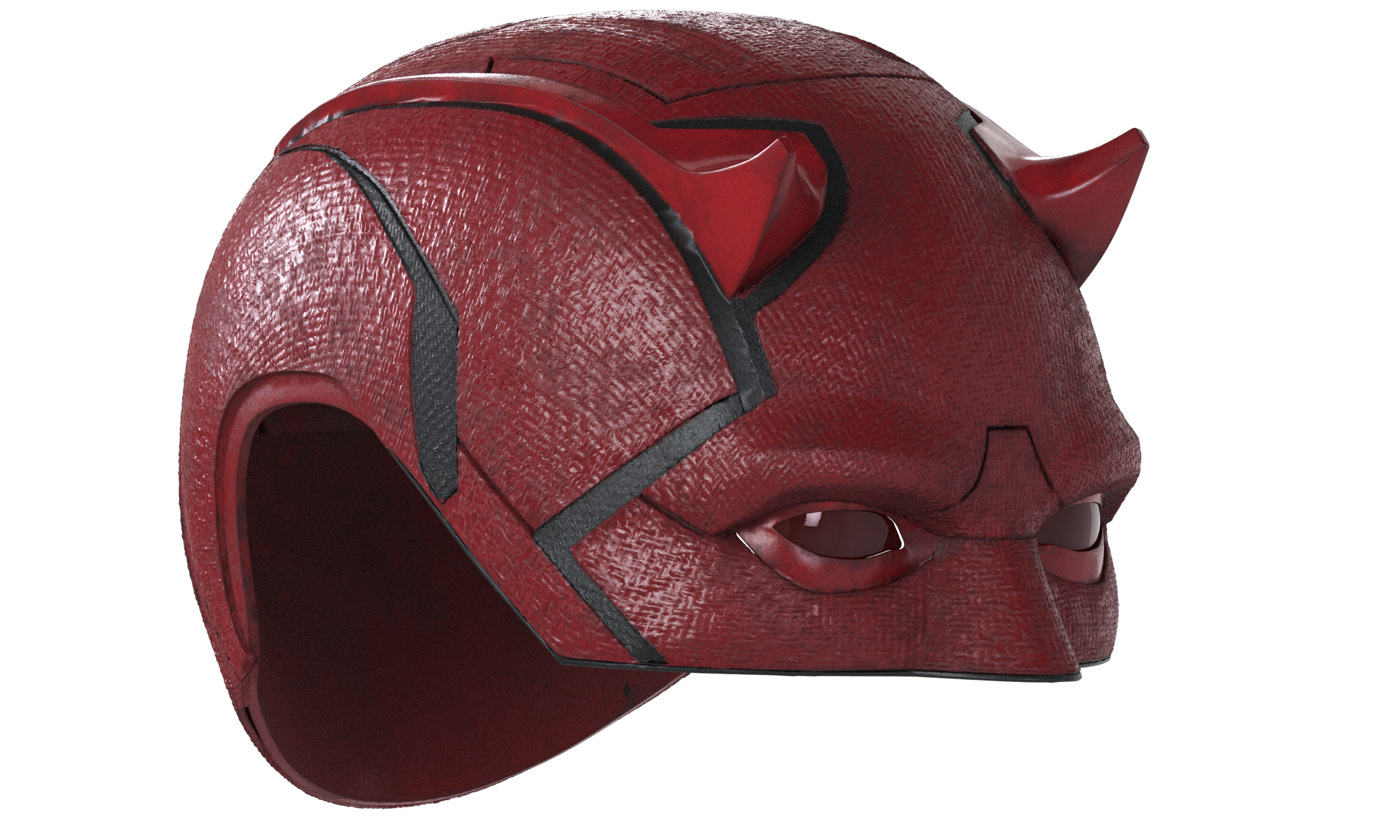 DAREDEVIL BORN AGAIN COWL MATT MURDOCK 3D PRINT HELMET MASK 3D print model_15