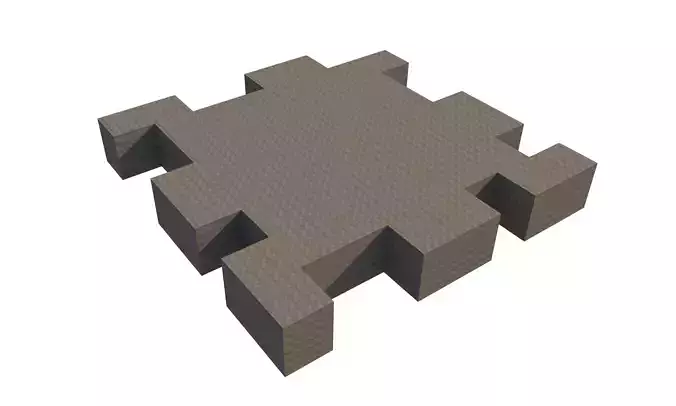 34-edge SketchUp piece