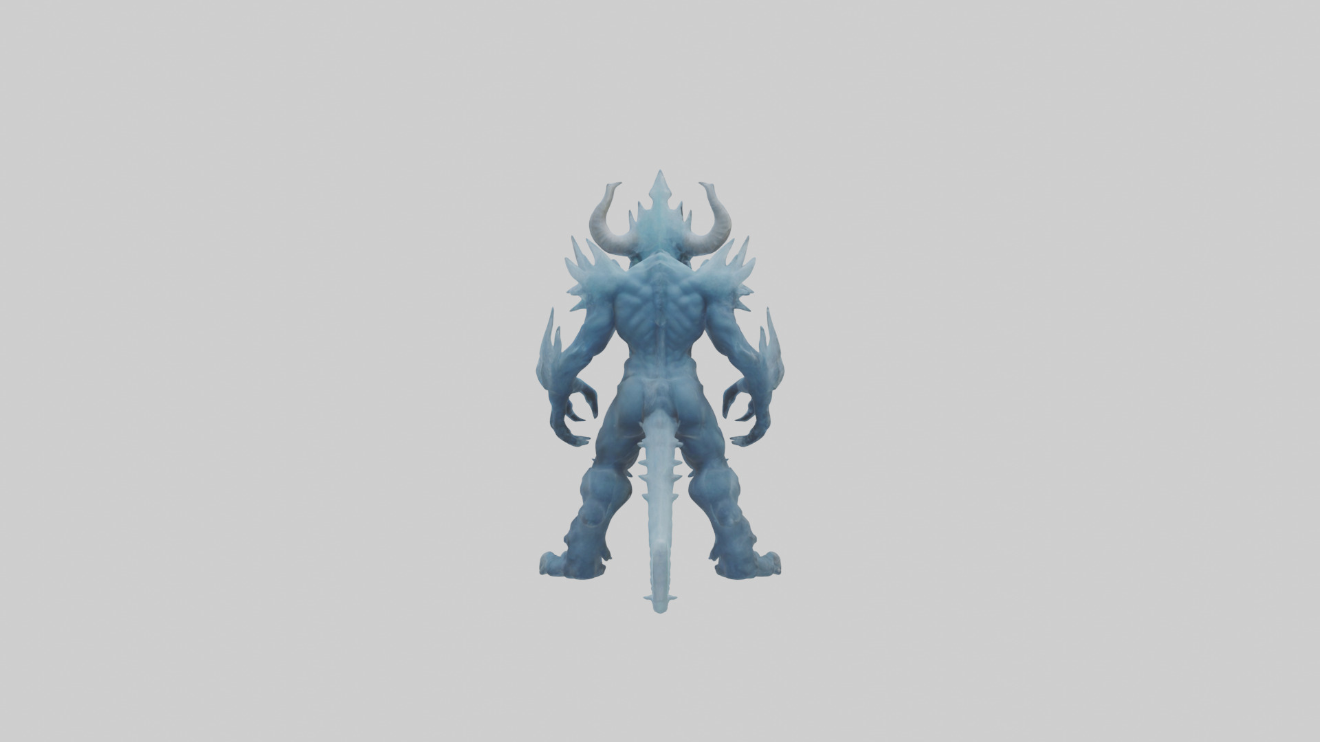 Frost Demon model Low-poly 3D model_5
