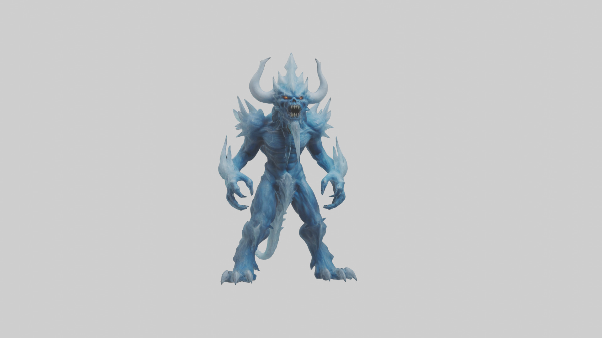 Frost Demon model Low-poly 3D model_19