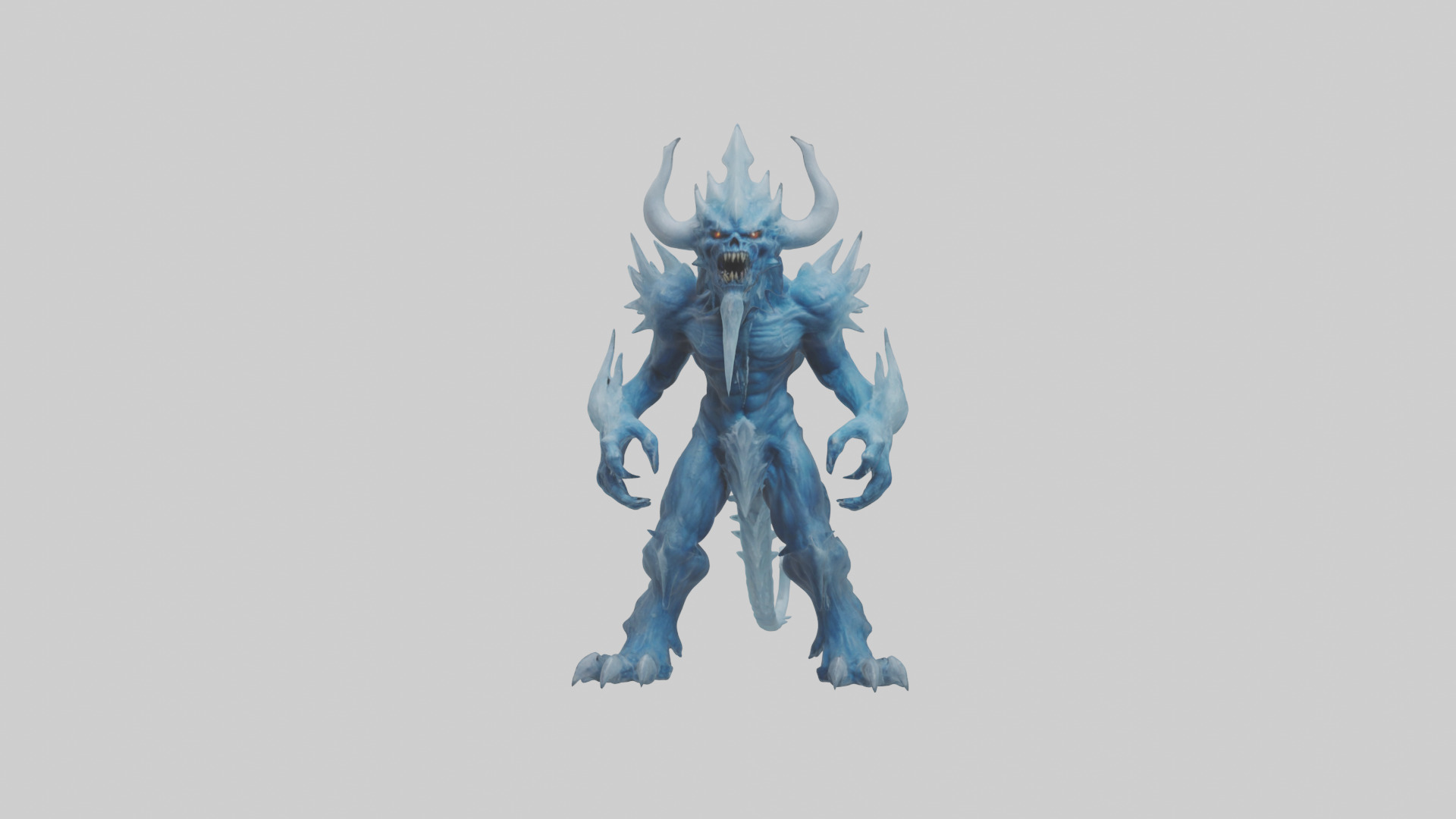 Frost Demon model Low-poly 3D model_16