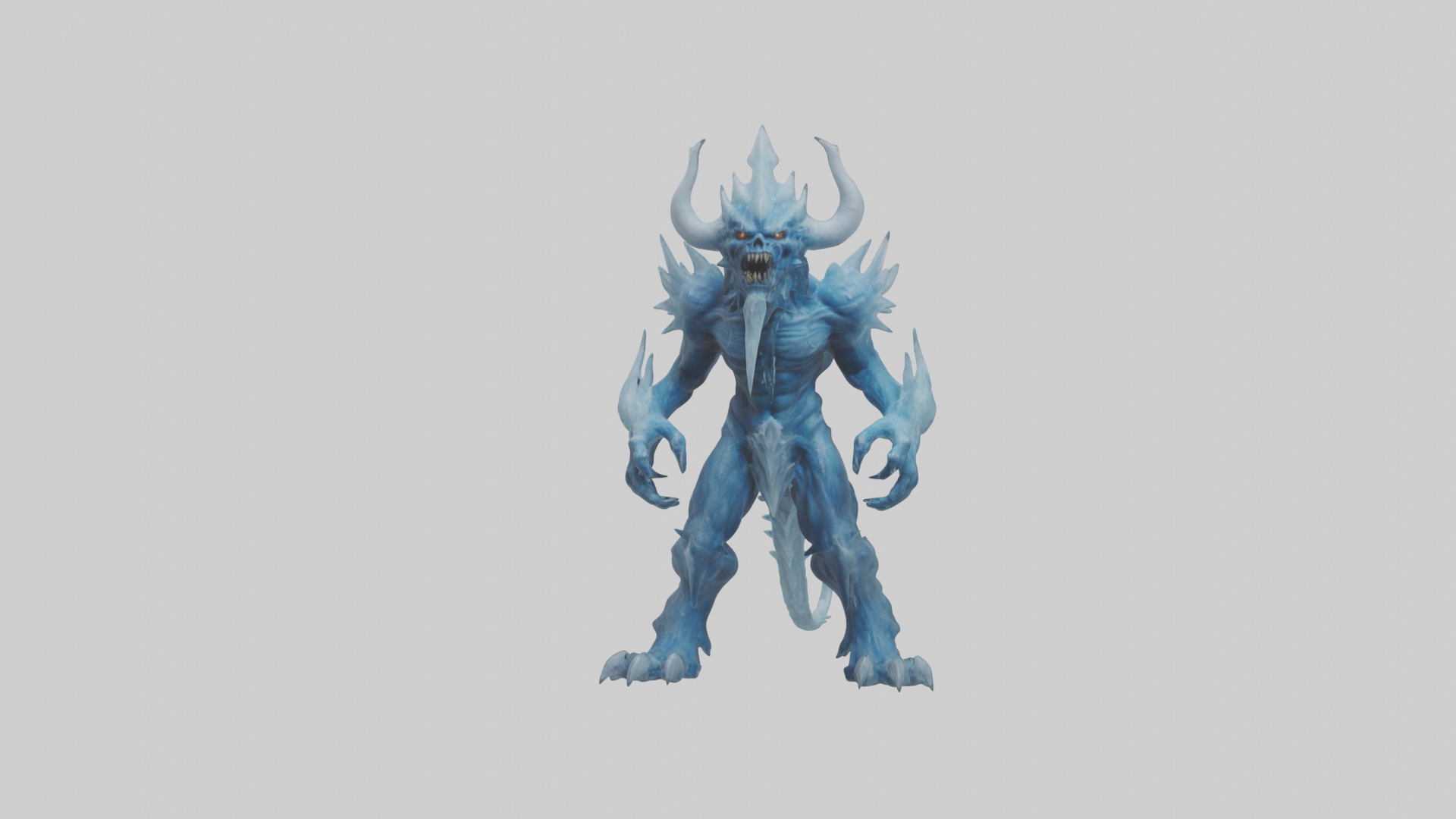 Frost Demon model Low-poly 3D model_4