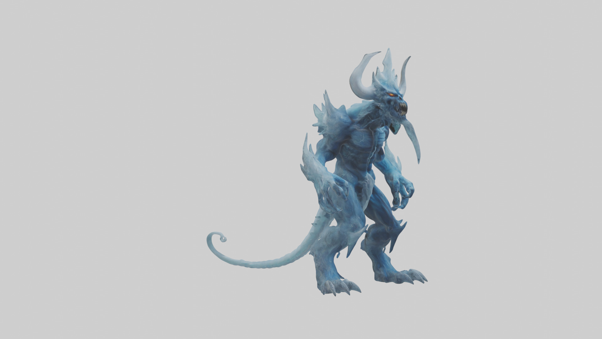 Frost Demon model Low-poly 3D model_12
