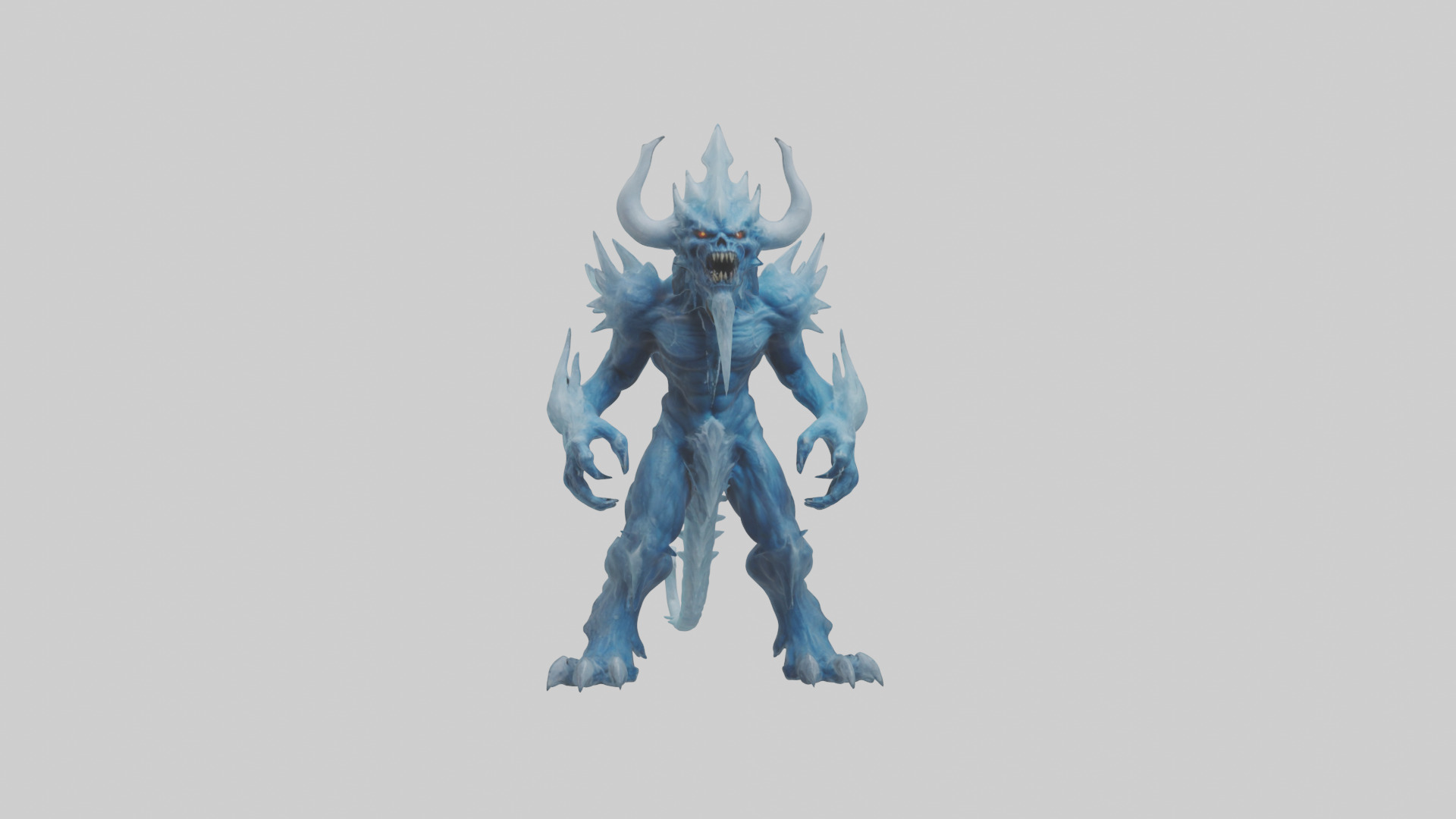 Frost Demon model Low-poly 3D model_18
