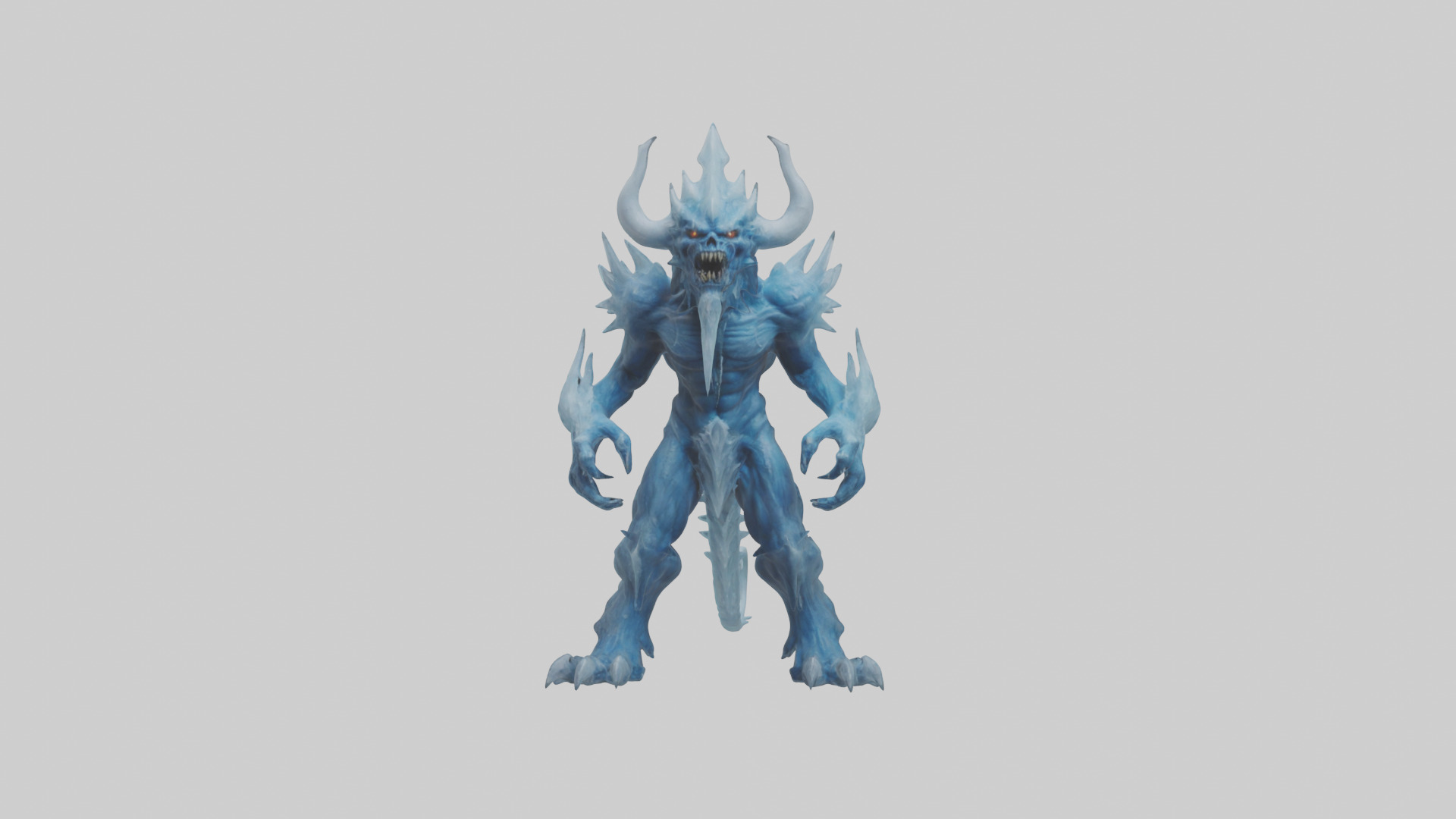 Frost Demon model Low-poly 3D model_3