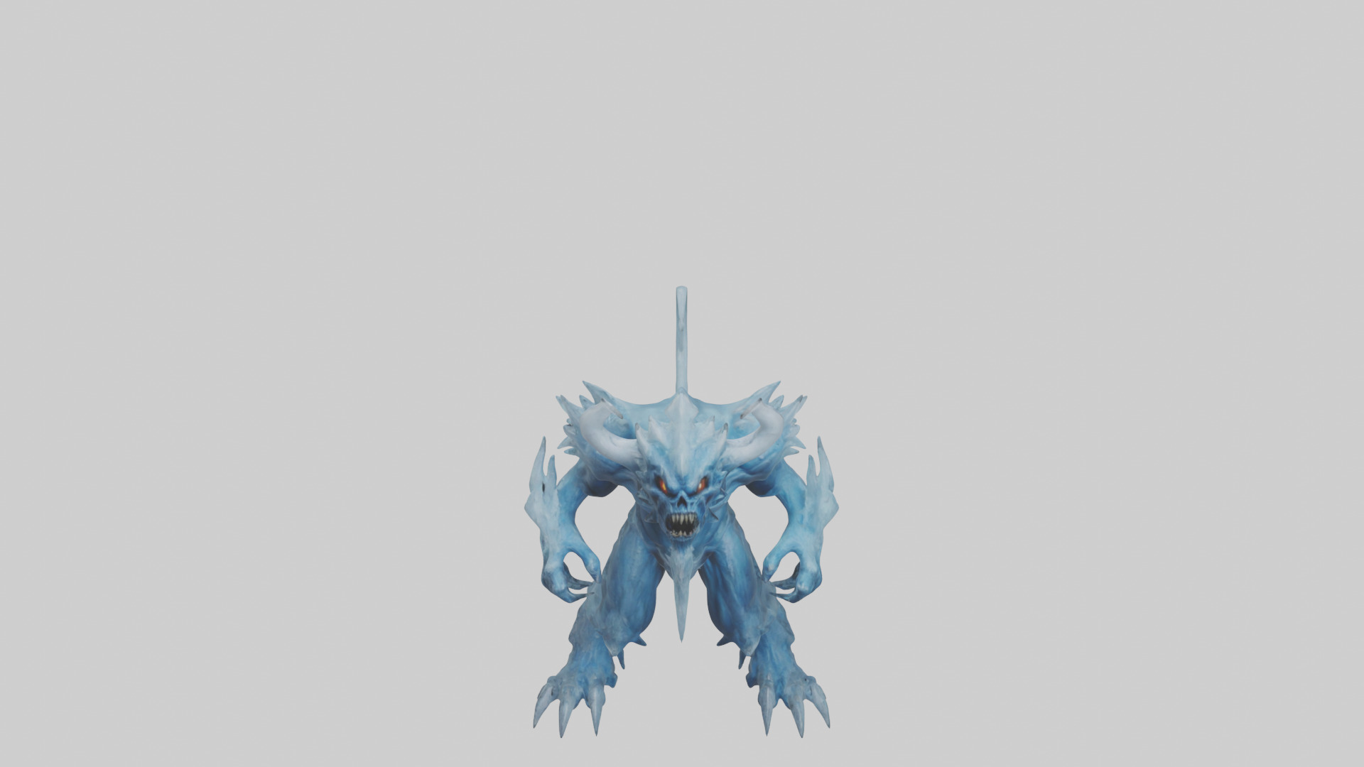 Frost Demon model Low-poly 3D model_26