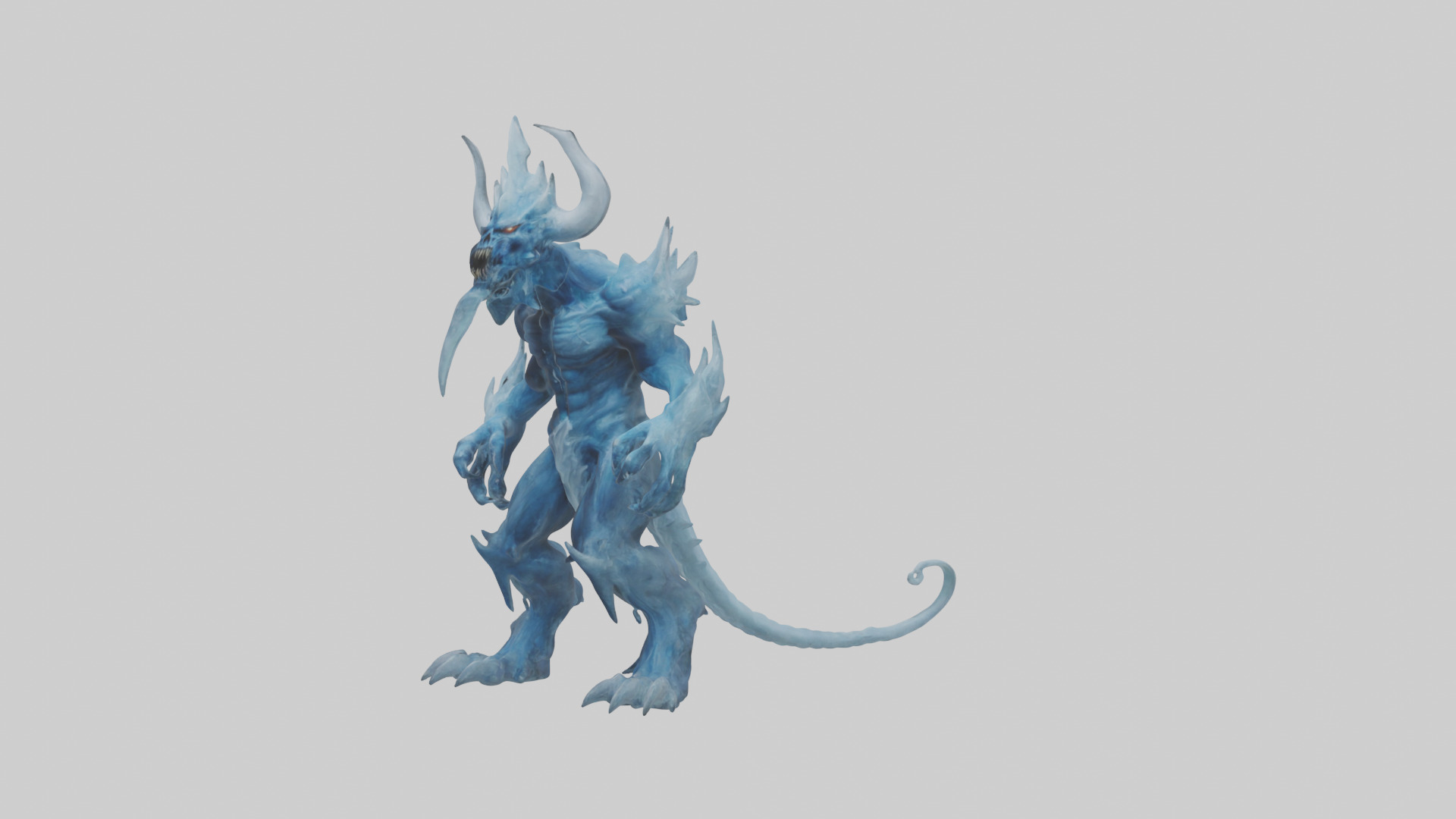 Frost Demon model Low-poly 3D model_2