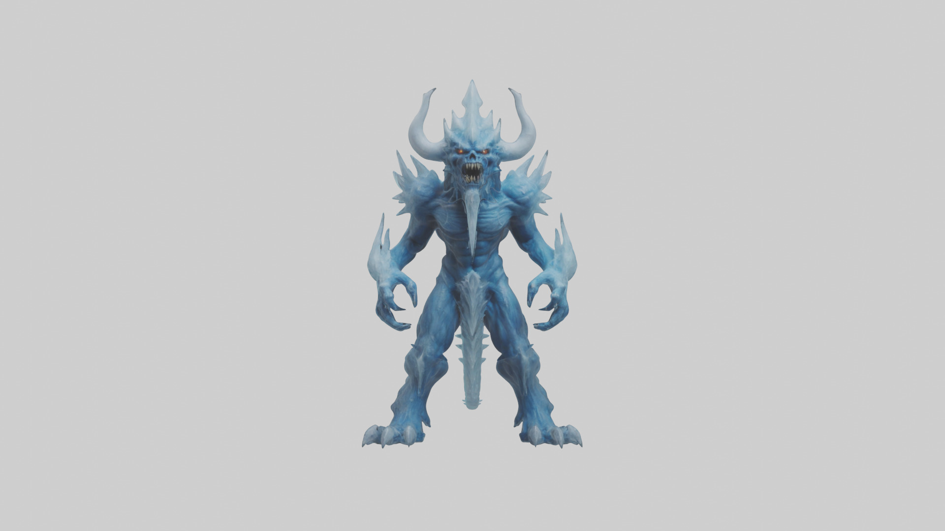 Frost Demon model Low-poly 3D model_15