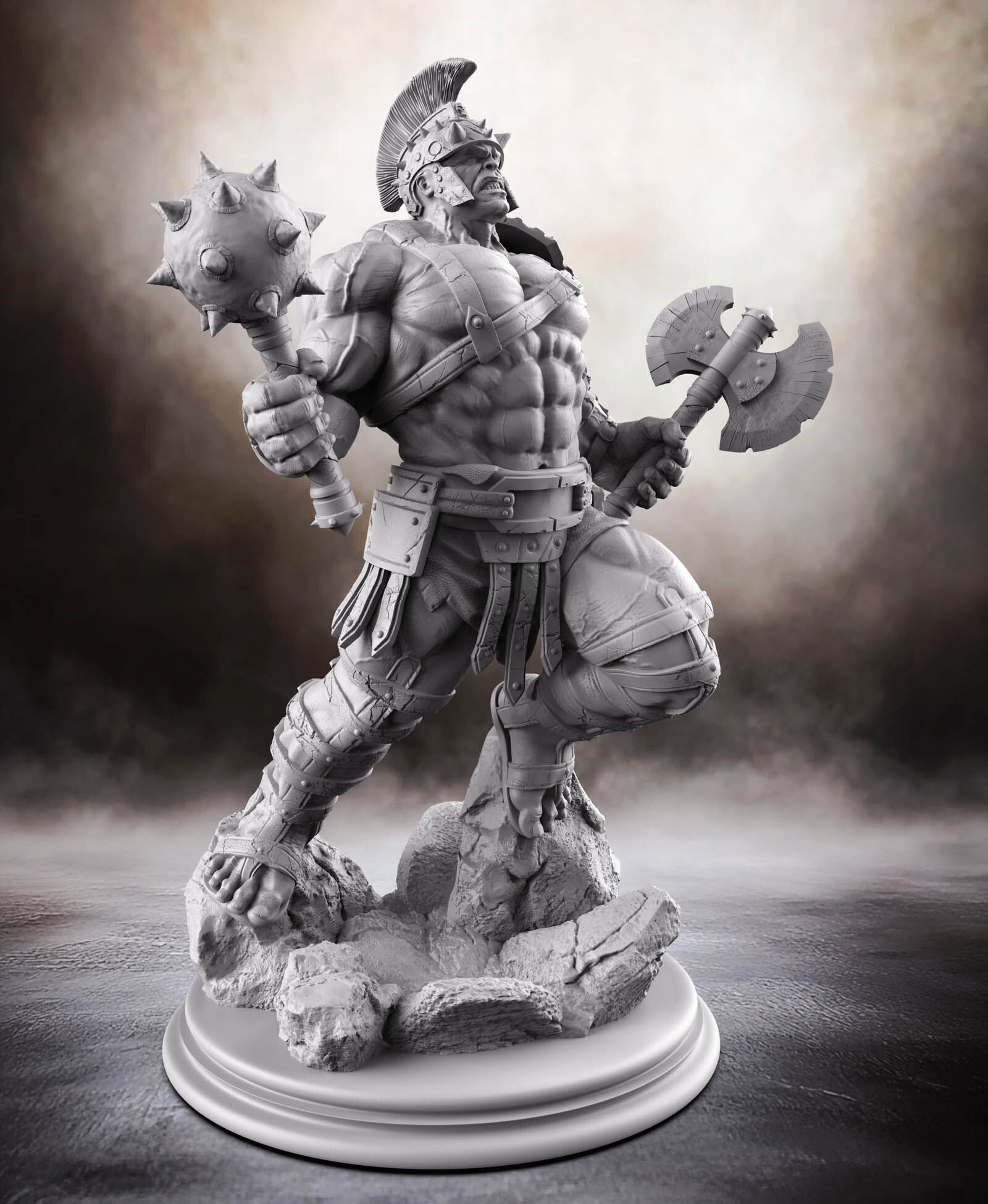 gladiator hulk fan art  3D print model_1