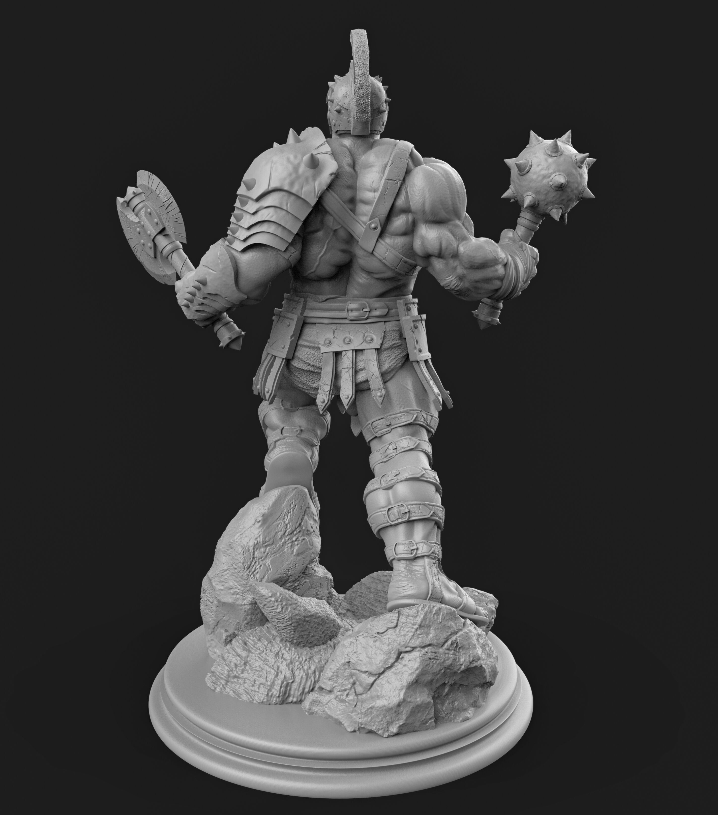 gladiator hulk fan art  3D print model_6