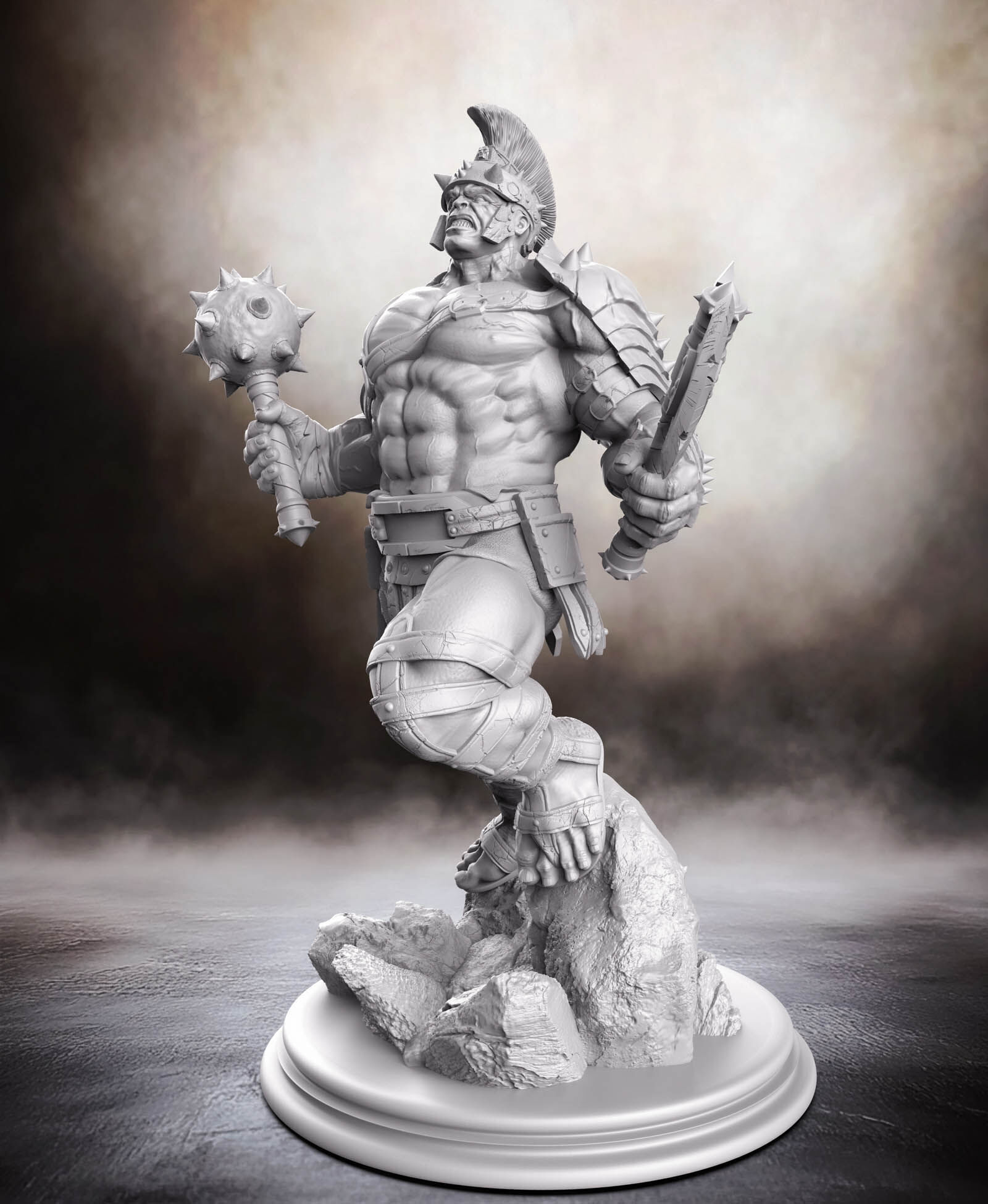 gladiator hulk fan art  3D print model_3