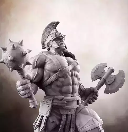 gladiator hulk fan art  3D print model