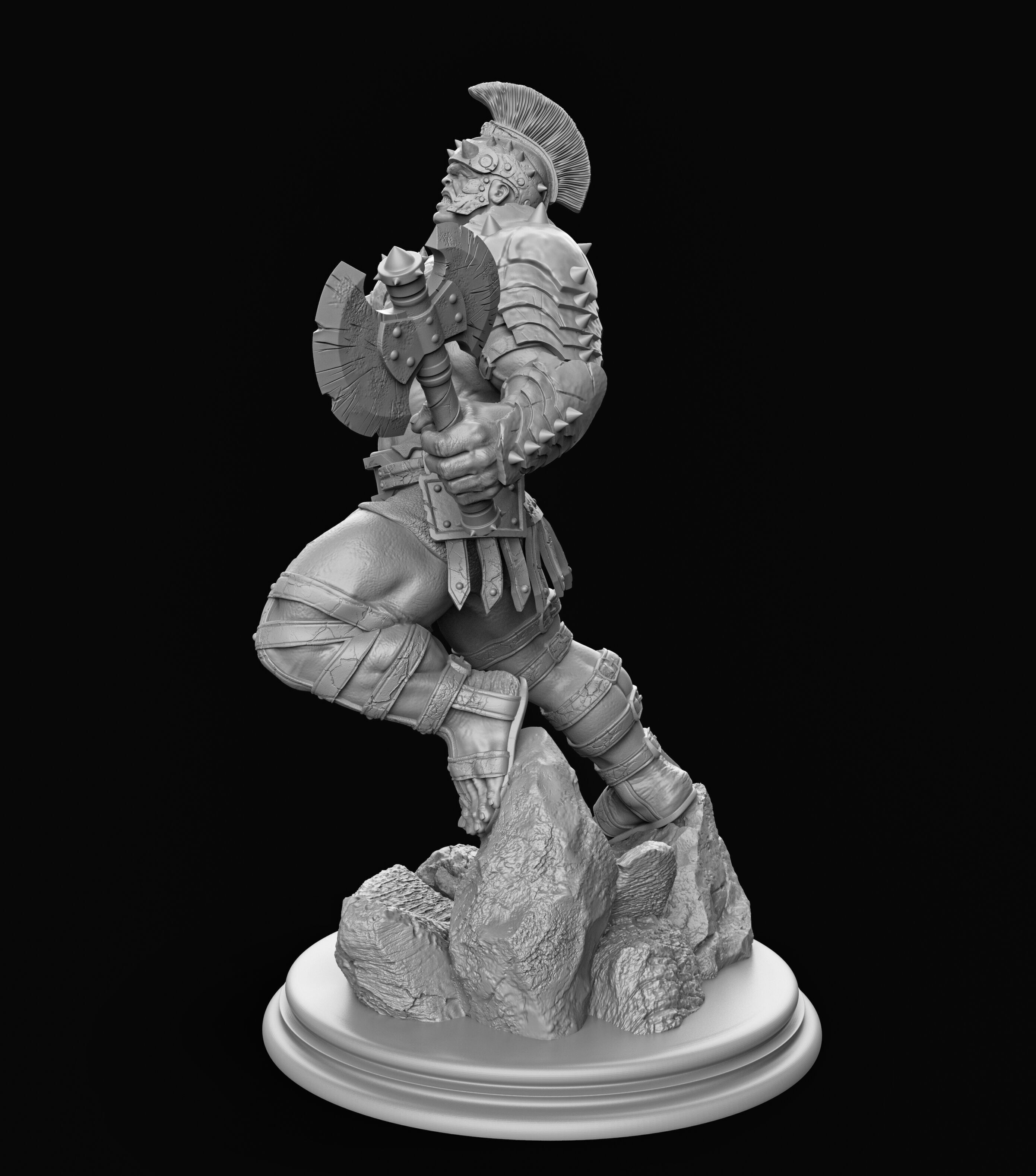 gladiator hulk fan art  3D print model_8