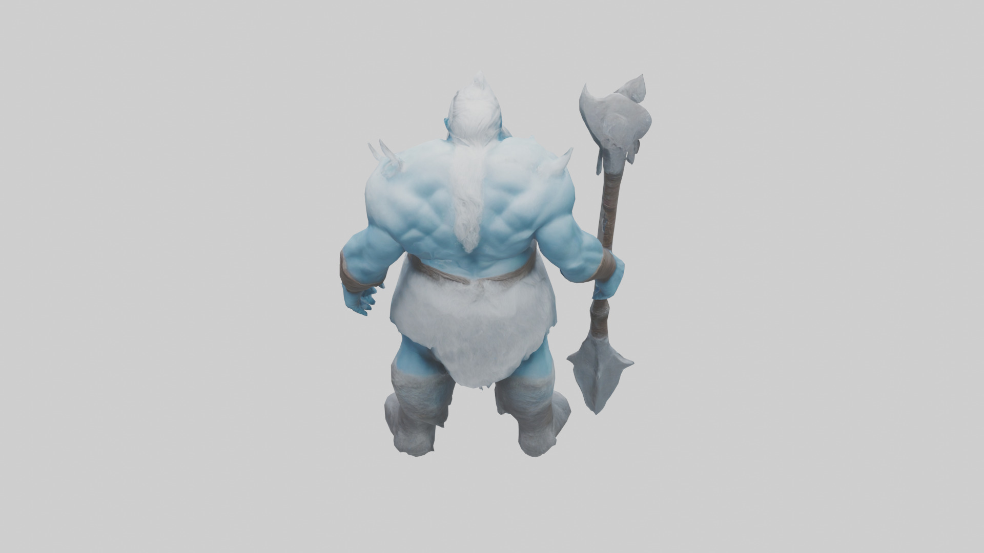 Frost Giant model Low-poly 3D model_25